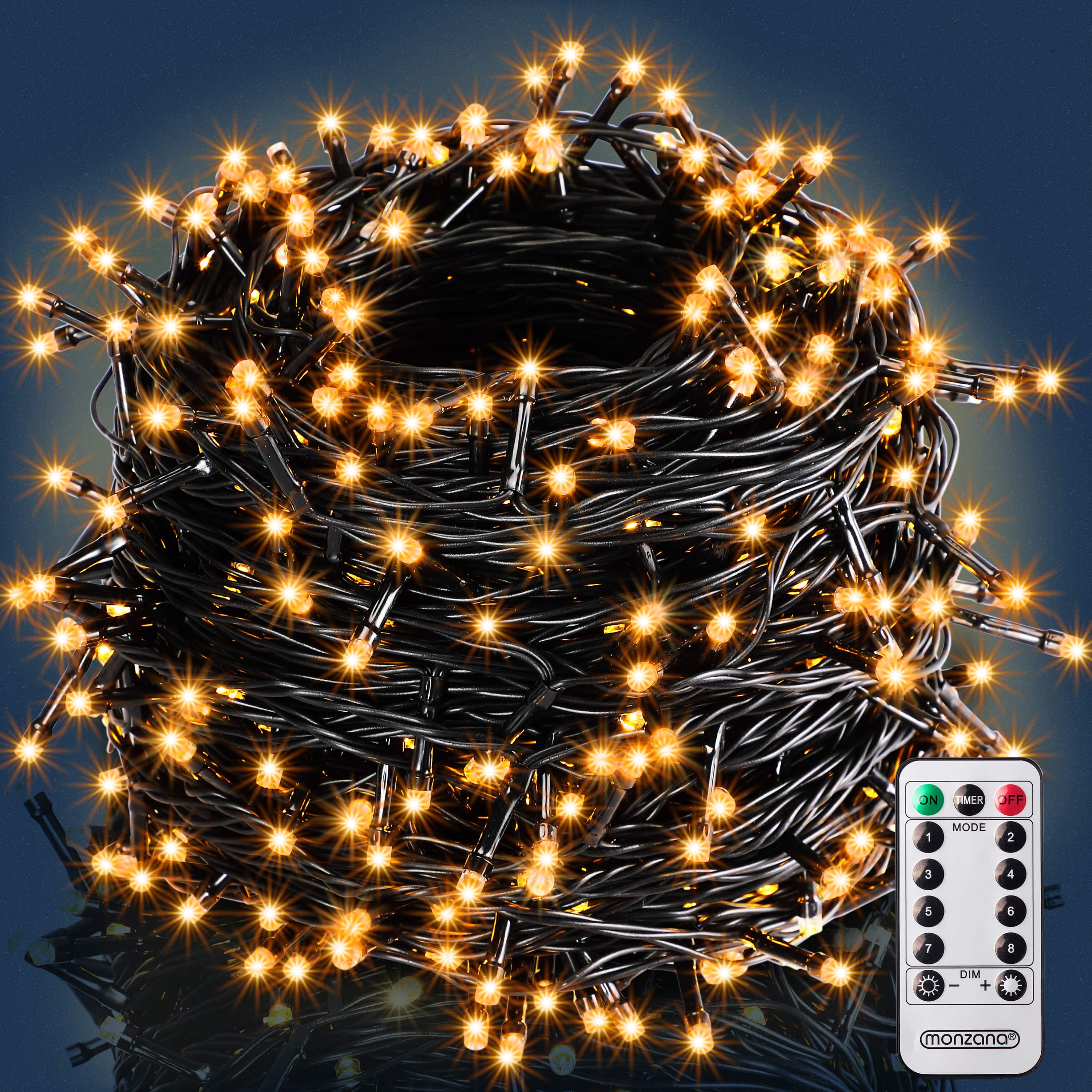 Kerstverlichting\u0020Warm\u0020Wit\u002040m\u0020Afstandsbediening