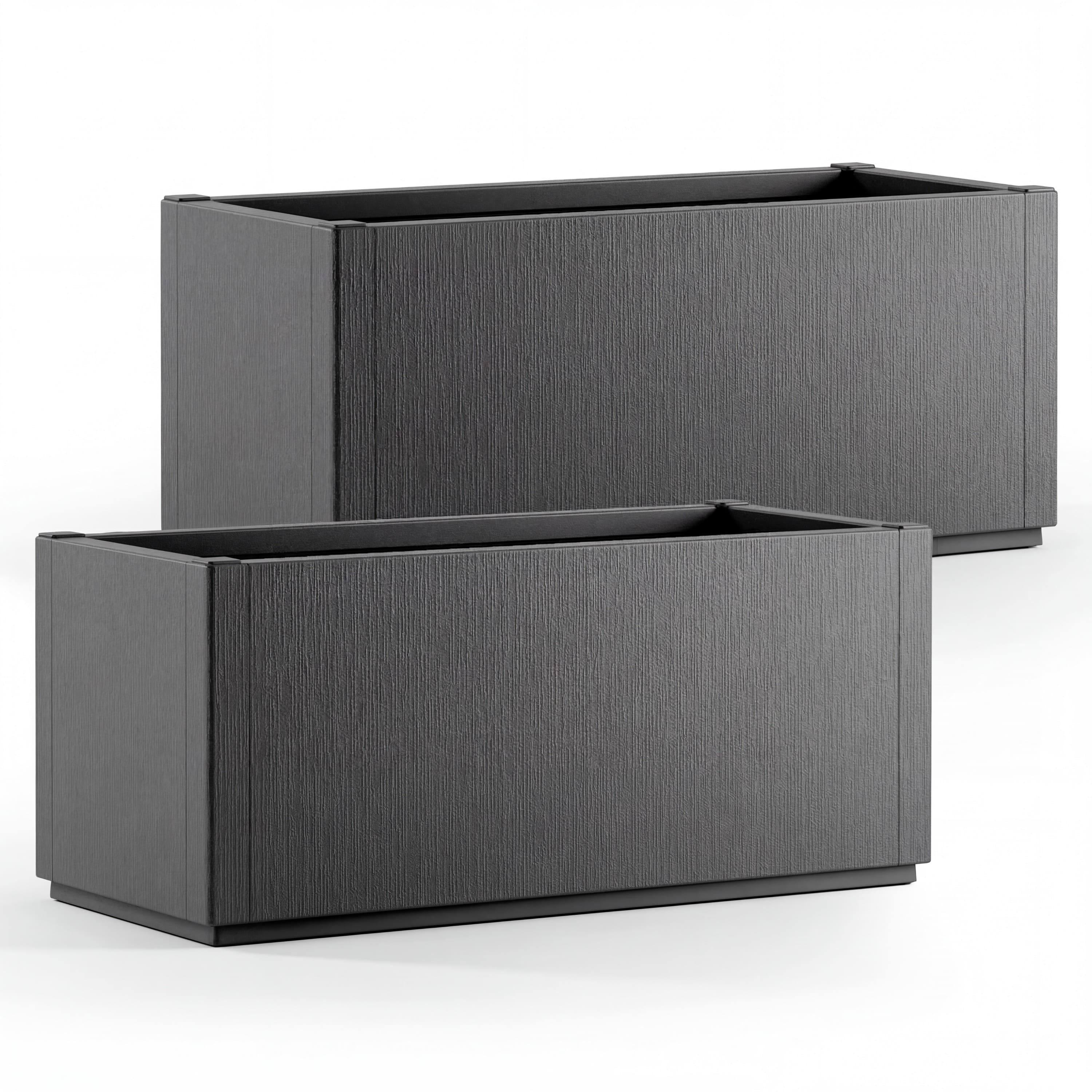 Bloempot\u0020Ethica\u0020Set\u0020van\u00202\u0020Antraciet\u0020plastic\u002080x36x36cm Bloempot\u0020Ethica\u0020Set\u0020van\u00202\u0020Antraciet\u0020plastic\u002080x36x36cm