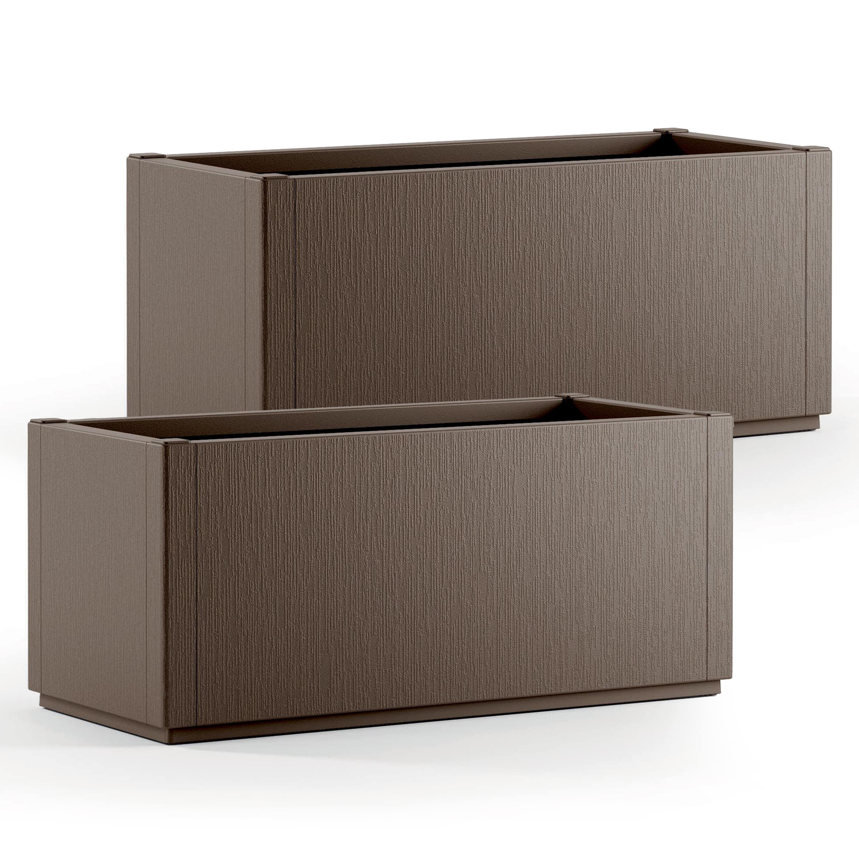 Bloempot\u0020Ethica\u0020Set\u0020van\u00202\u0020Bruin\u0020plastic\u002080x36x36cm Bloempot\u0020Ethica\u0020Set\u0020van\u00202\u0020Bruin\u0020plastic\u002080x36x36cm