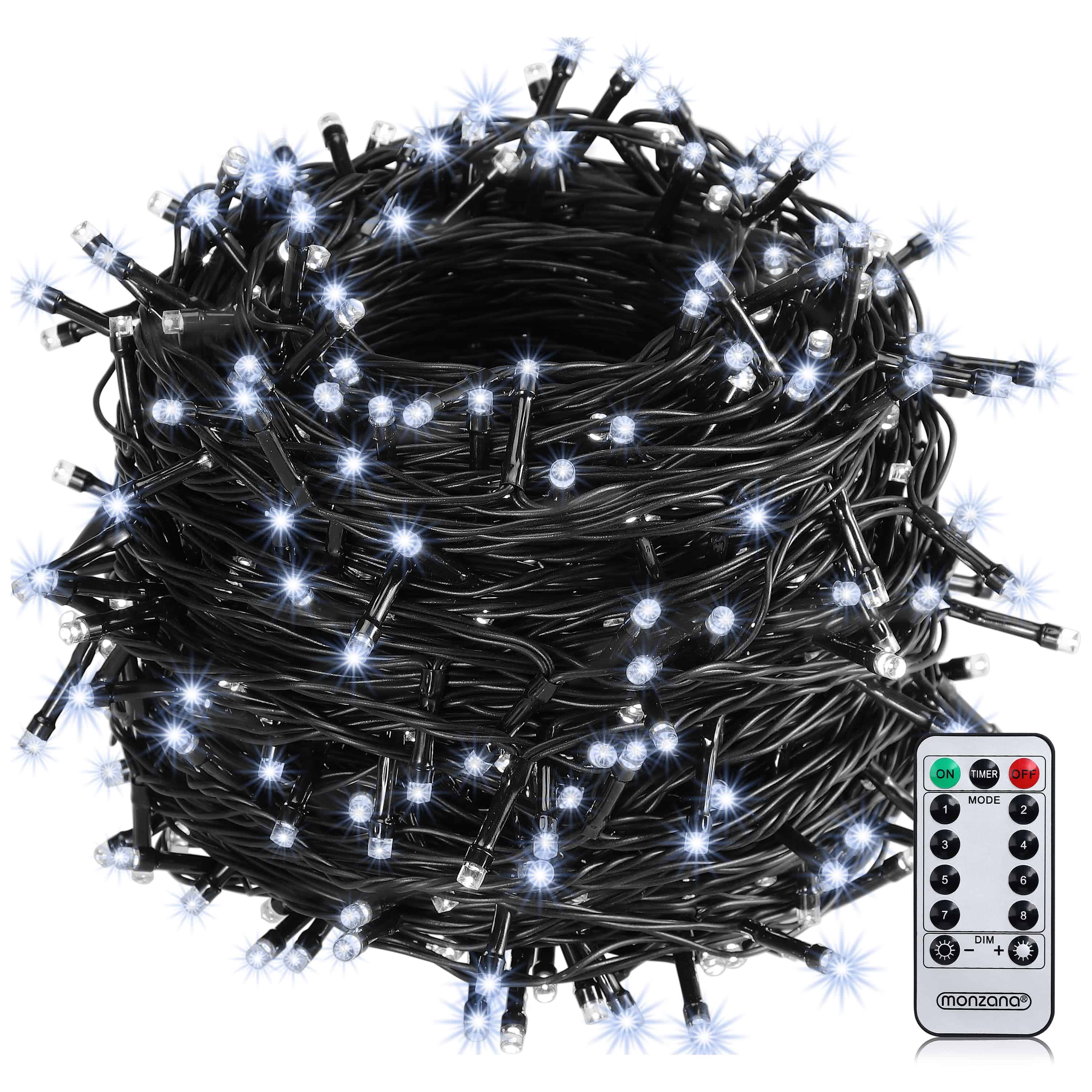 Kerstverlichting\u0020Koud\u0020Wit\u002040m\u0020Afstandsbediening