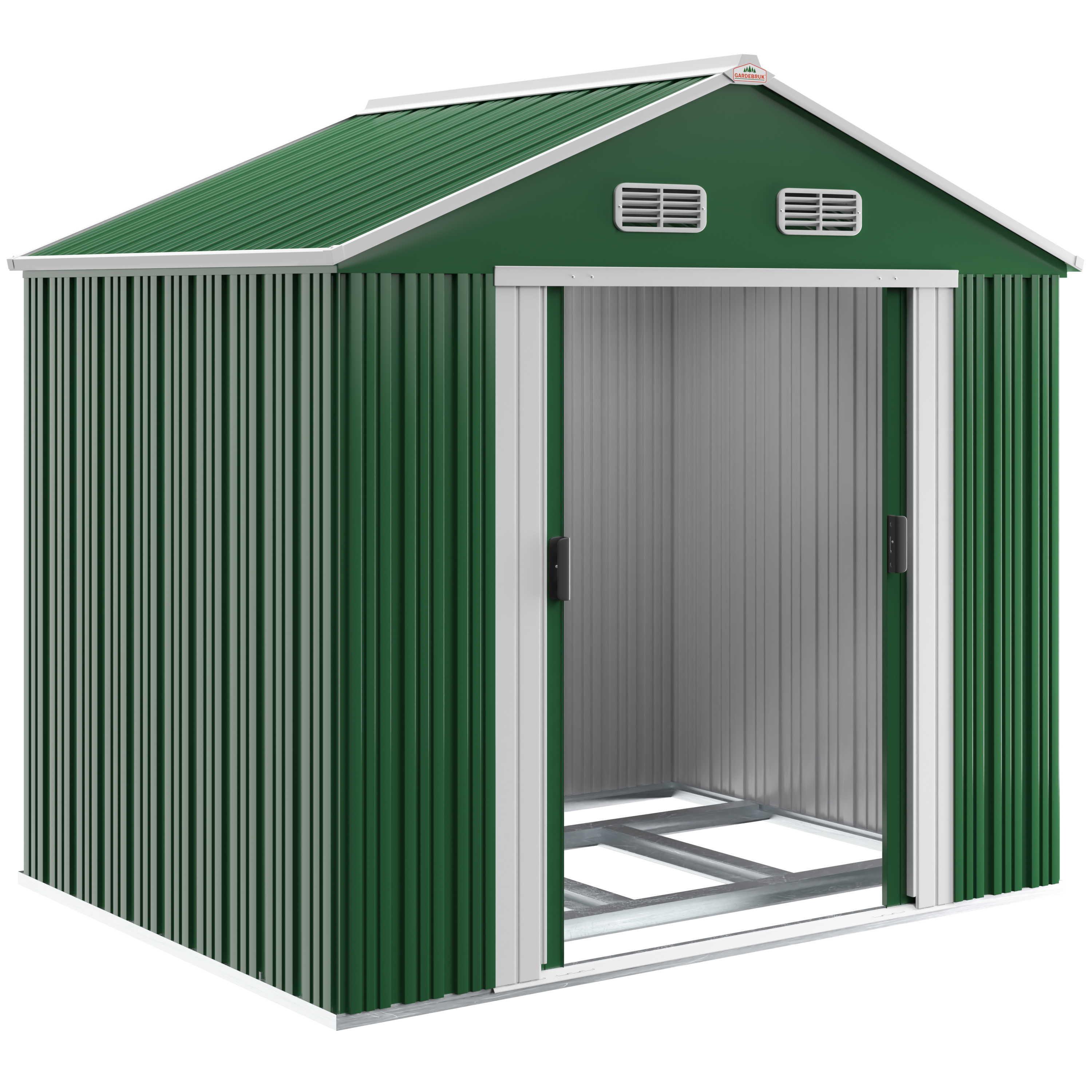 Tuinhuis\u0020Groen\u0020Metaal\u0020260x205x180cm