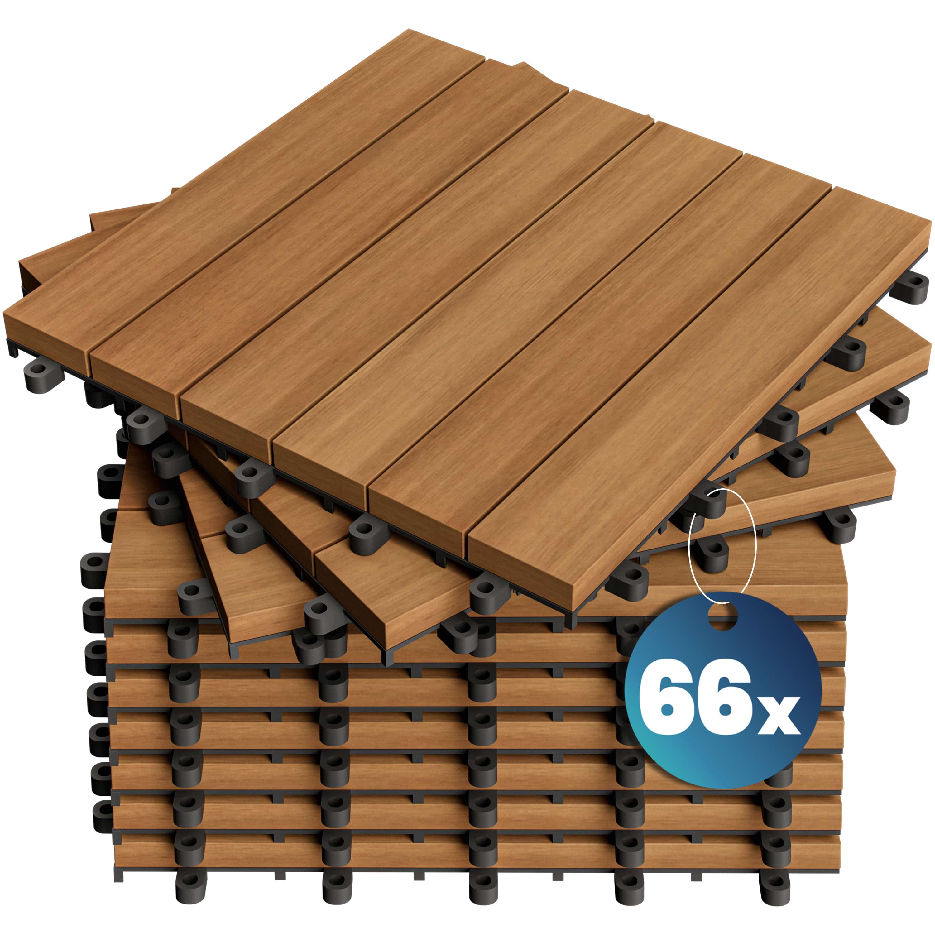 Tegels\u002066\u0020stuks\u0020Acaciahout\u002030x30cm Tegels\u002066\u0020stuks\u0020Acaciahout\u002030x30cm