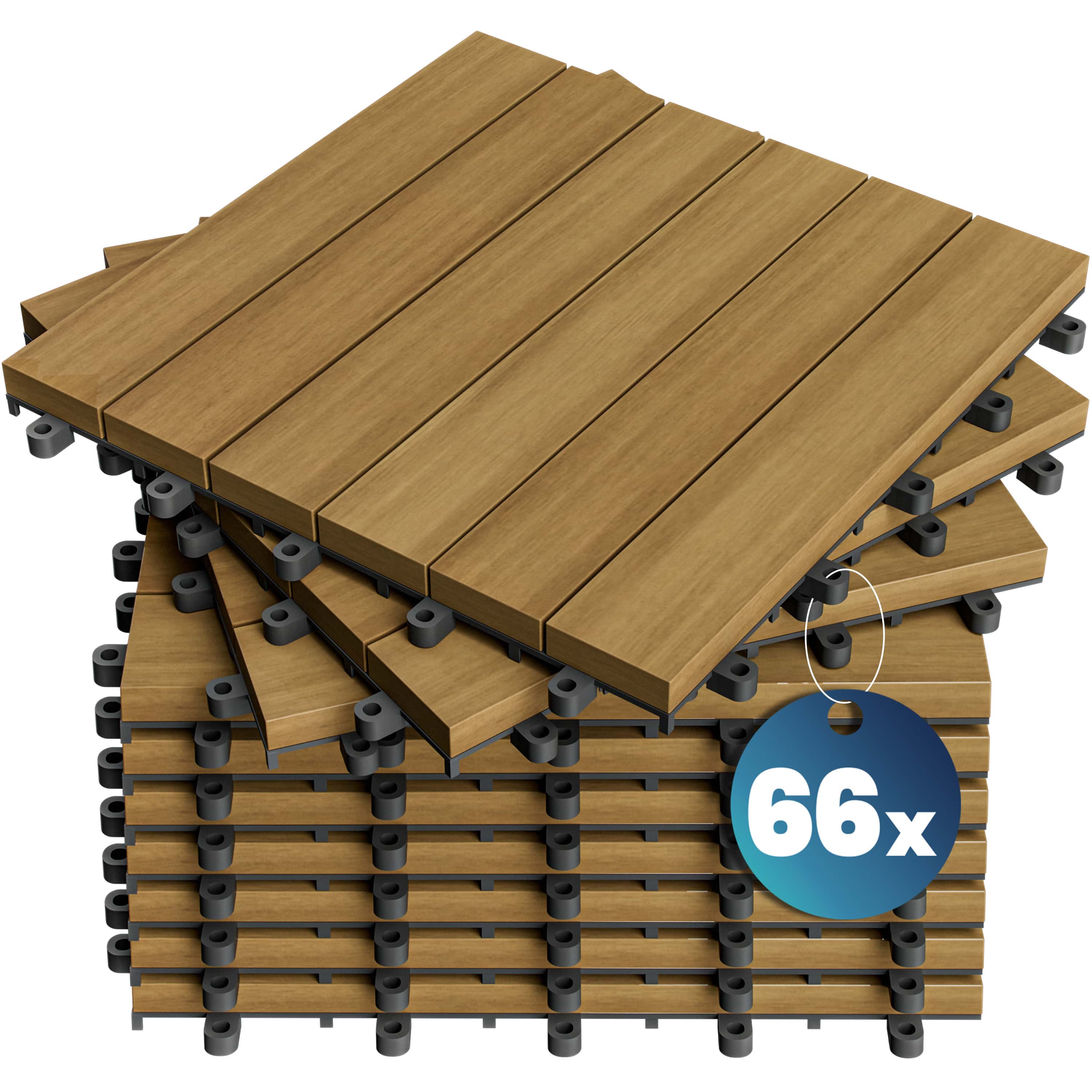 Tegels\u002066\u0020stuks\u0020Eucalyptushout\u002030x30cm