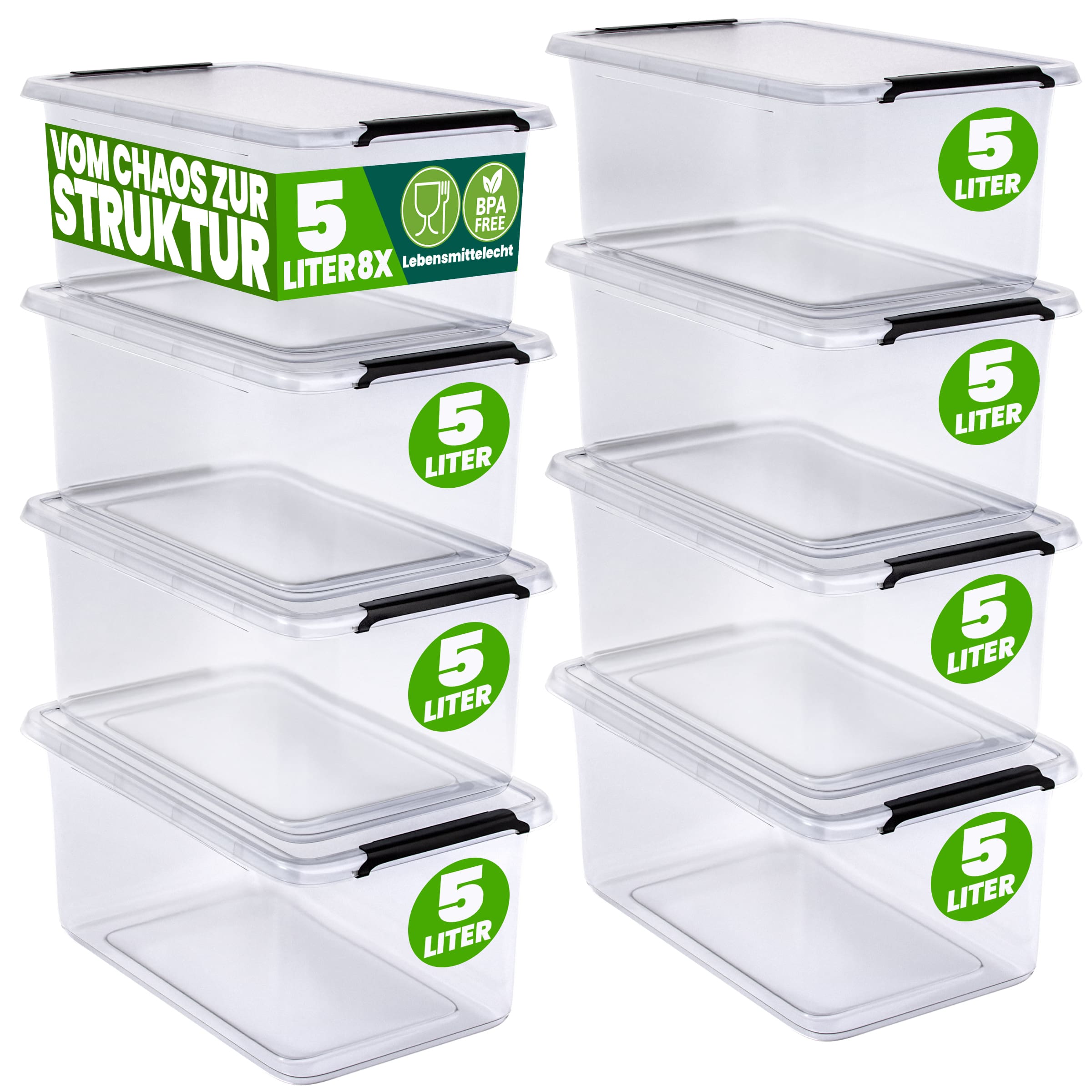 Opbergbox\u0020Transparant\u0020Set\u0020van\u00208\u002030x20x12cm\u00205L Opbergbox\u0020Transparant\u0020Set\u0020van\u00208\u002030x20x12cm\u00205L