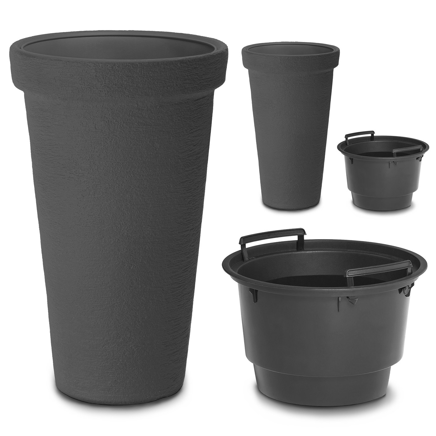 Bloempot\u0020Antraciet\u002063x40cm\u0020,\u0020set\u0020van\u00202 Bloempot\u0020Antraciet\u002063x40cm\u0020,\u0020set\u0020van\u00202