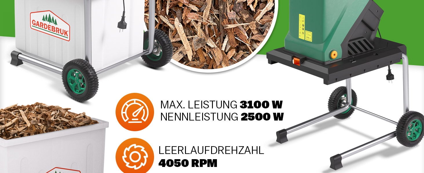 Hakselaar\u002055,5x45x94cm\u002050L\u00203100W