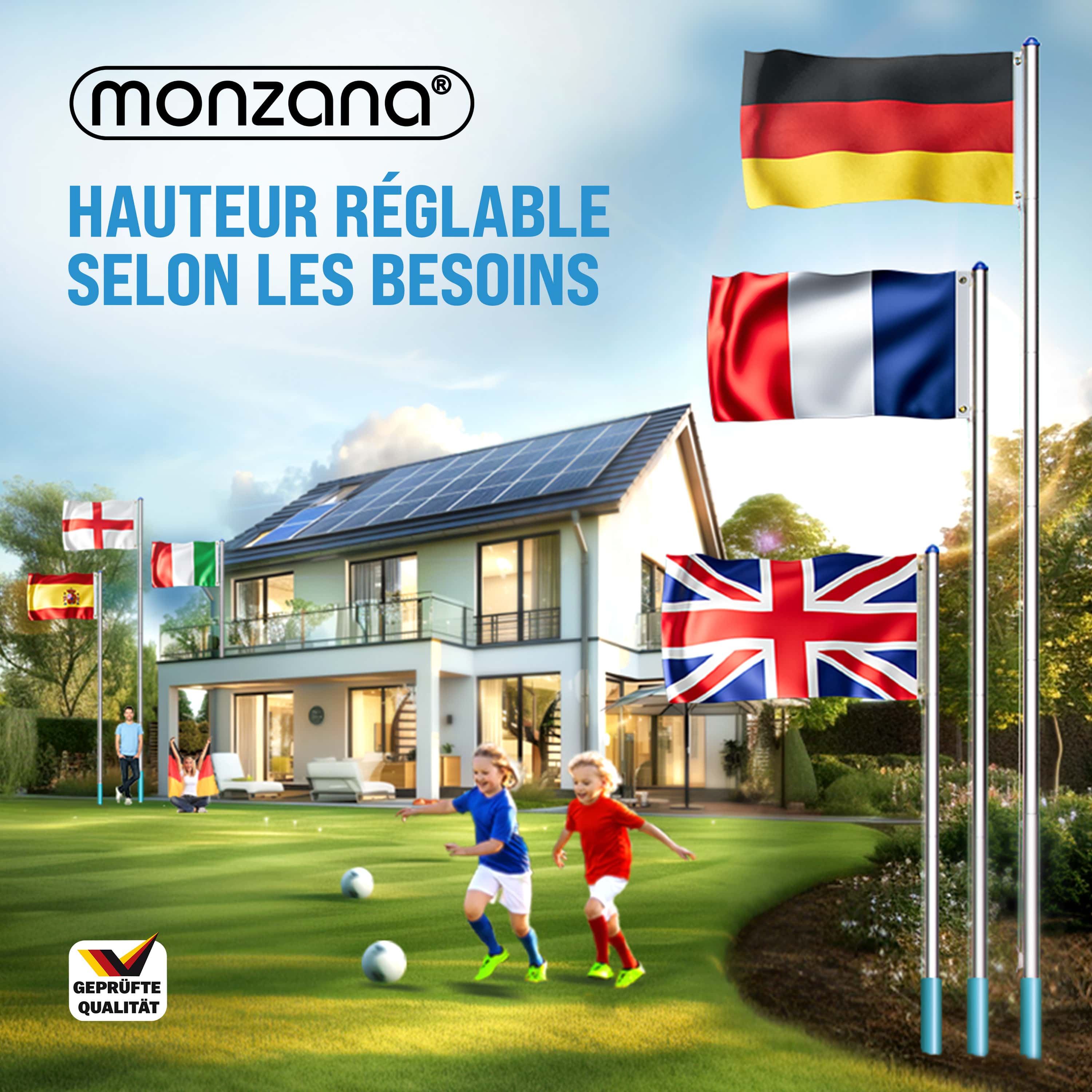 Aluminium\u0020vlaggenmast\u0020650cm\u0020incl\u0020Duitsland\u0020vlag