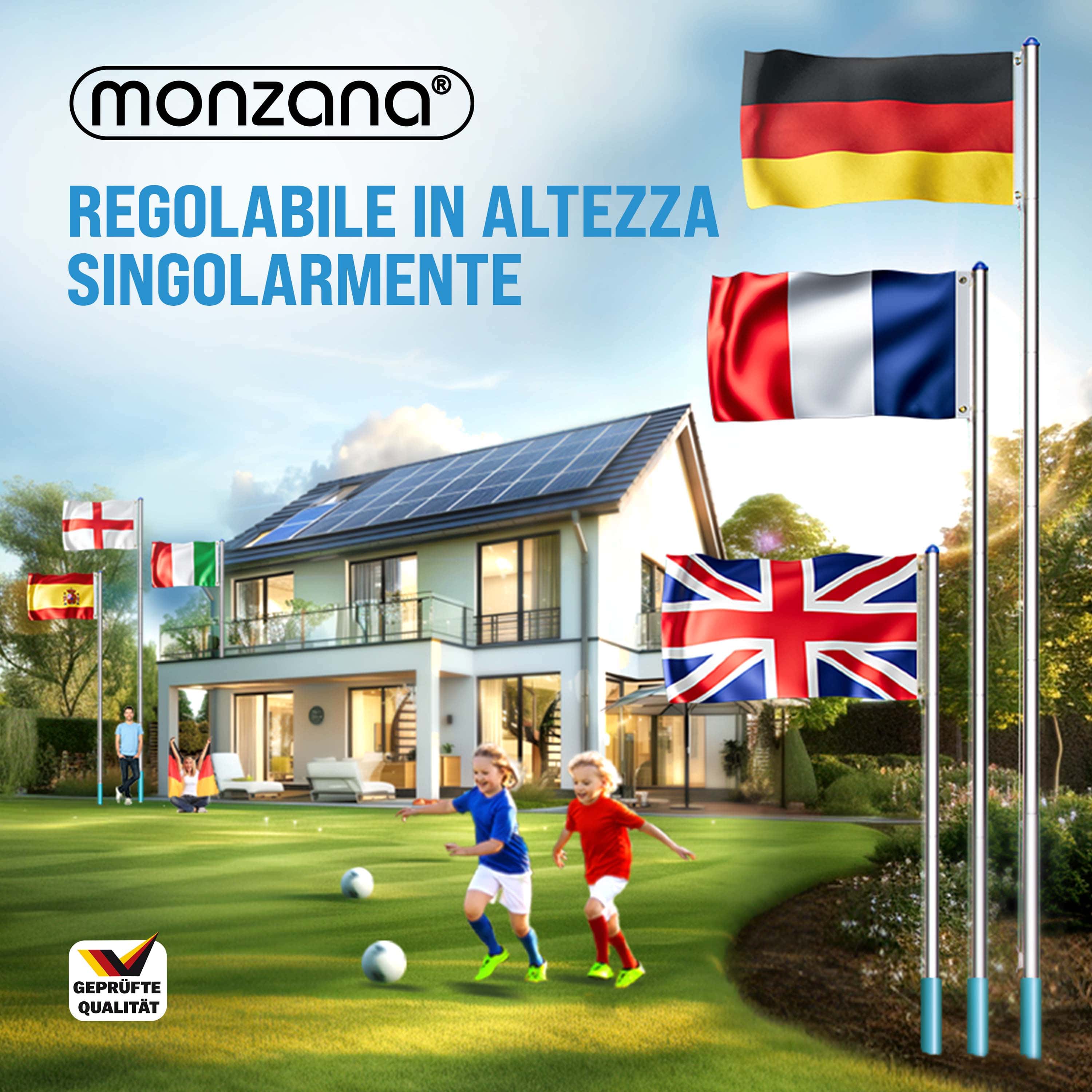 Aluminium\u0020vlaggenmast\u0020650cm\u0020incl\u0020Duitsland\u0020vlag