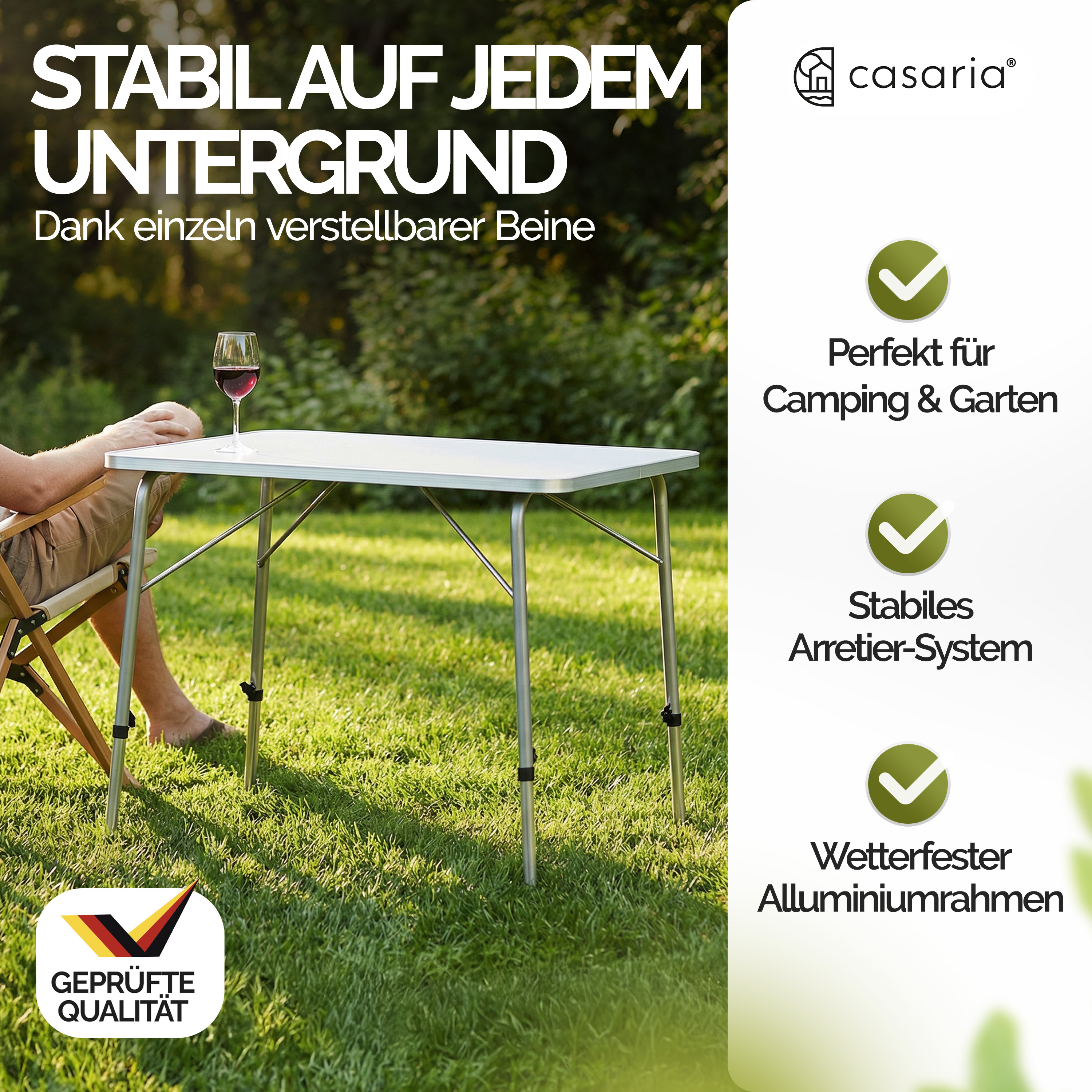 Tuintafel\u0020Zilver\u0020Aluminium\u002080x55x50\u002D69cm\u0020opvouwbaar Tuintafel\u0020Zilver\u0020Aluminium\u002080x55x50\u002D69cm\u0020opvouwbaar