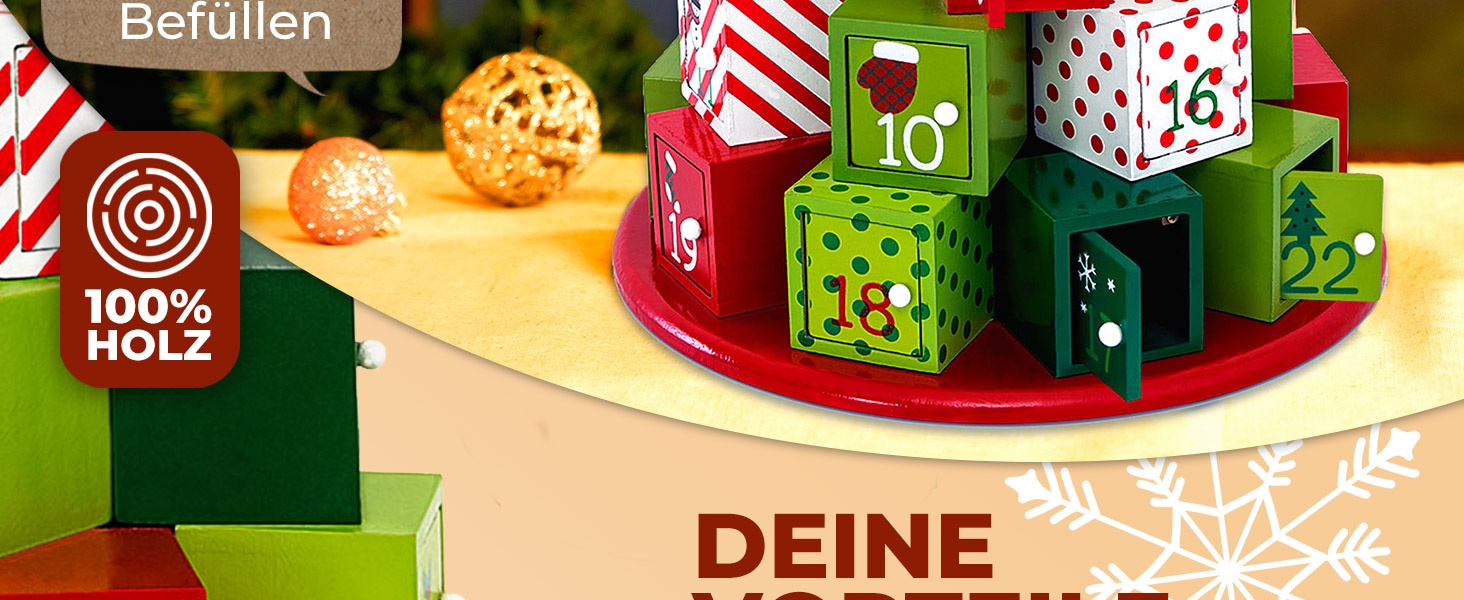 Adventskalender\u0020Doppelsteen\u0020Hout\u0020Rond Adventskalender\u0020Doppelsteen\u0020Hout\u0020Rond