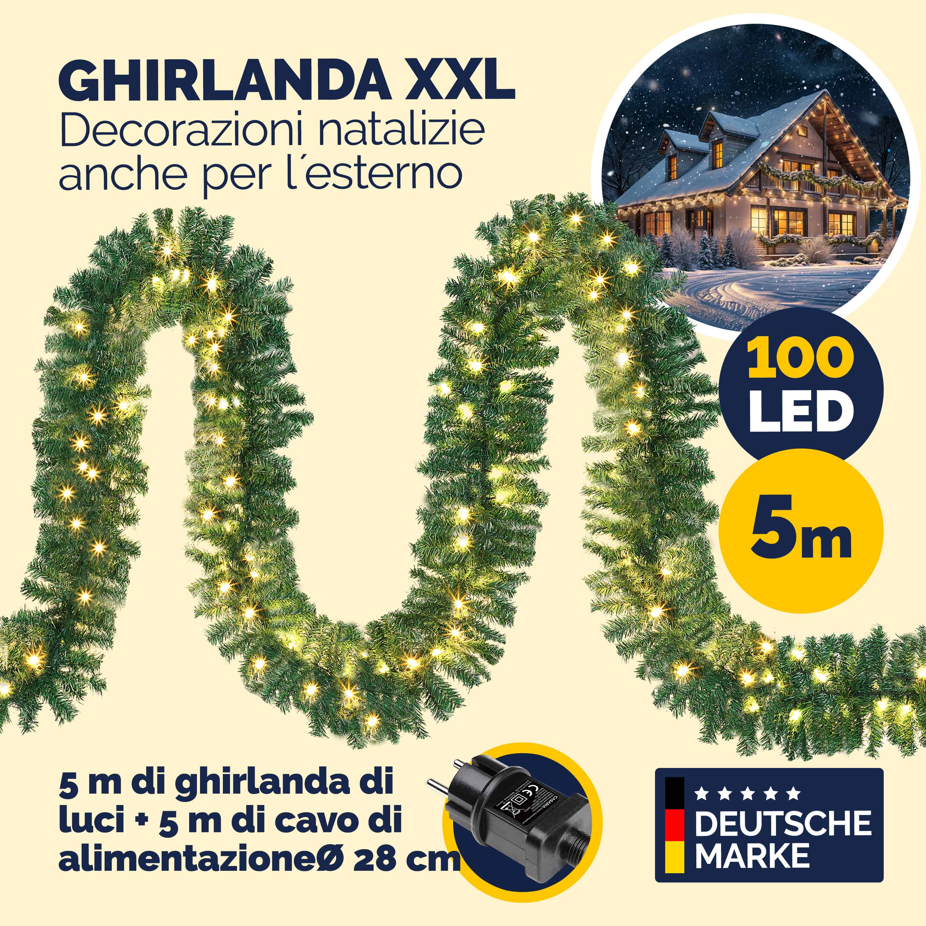 Guirlande\u0020Groen\u00205m\u0020100\u0020LED\u00B4s\u0020Kerst Guirlande\u0020Groen\u00205m\u0020100\u0020LED\u00B4s\u0020Kerst
