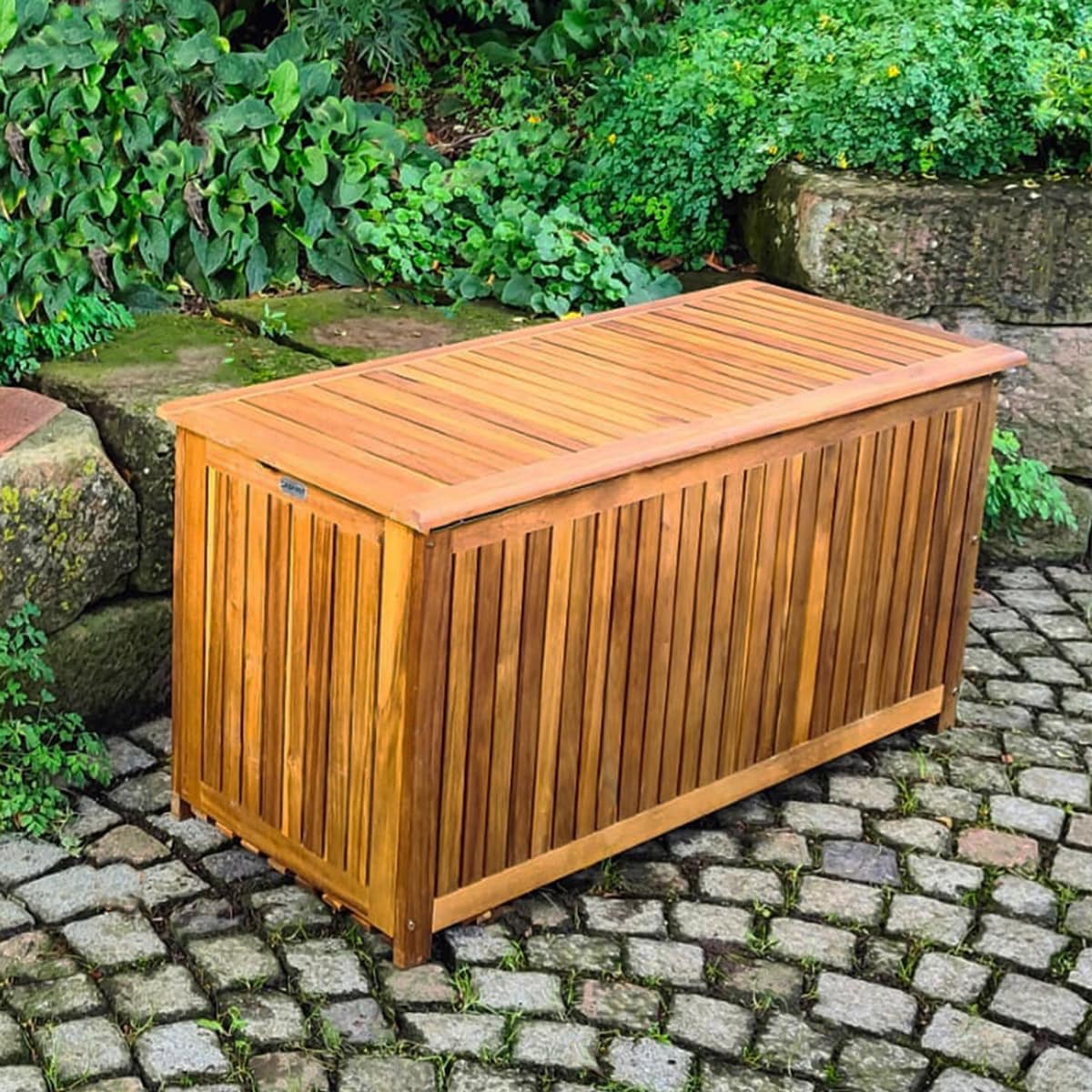 Kussenbox\u0020Acaciahout\u0020115x50x59cm\u0020Binnenvoering\u0020205L