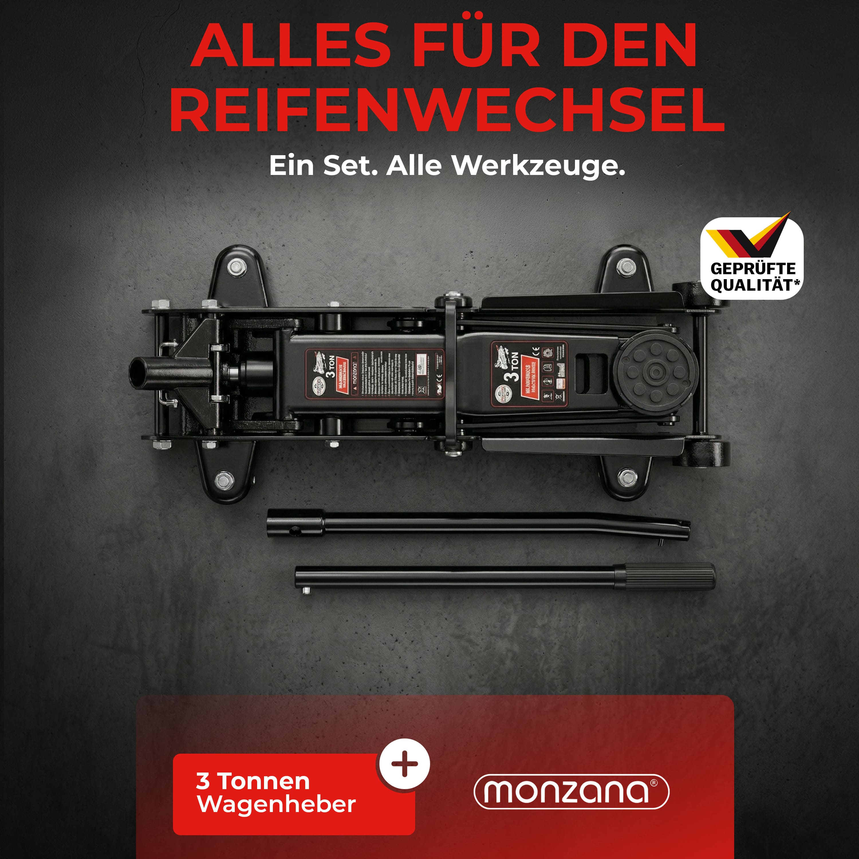 Hydraulische\u0020Krik\u0020Zwart\u00203\u0020Ton\u0020135\u002D400mm