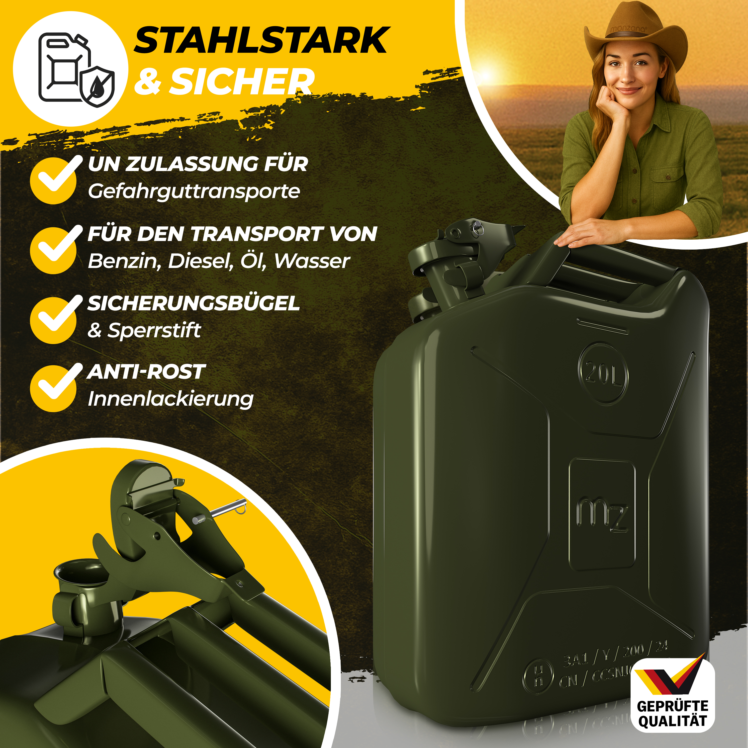 Jerrycan\u0020Groen\u0020Staal\u002020\u0020Liter Jerrycan\u0020Groen\u0020Staal\u002020\u0020Liter