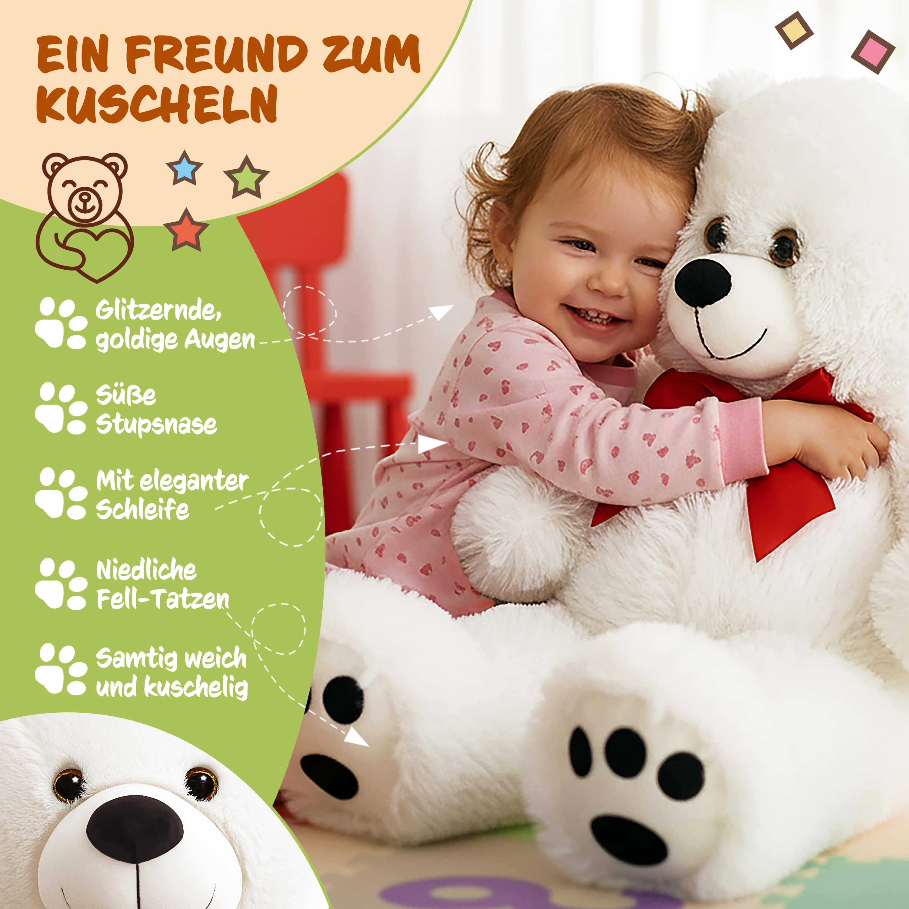 Teddybeer\u0020L\u0020Cr\u00E8me\u002050cm Teddybeer\u0020L\u0020Cr\u00E8me\u002050cm