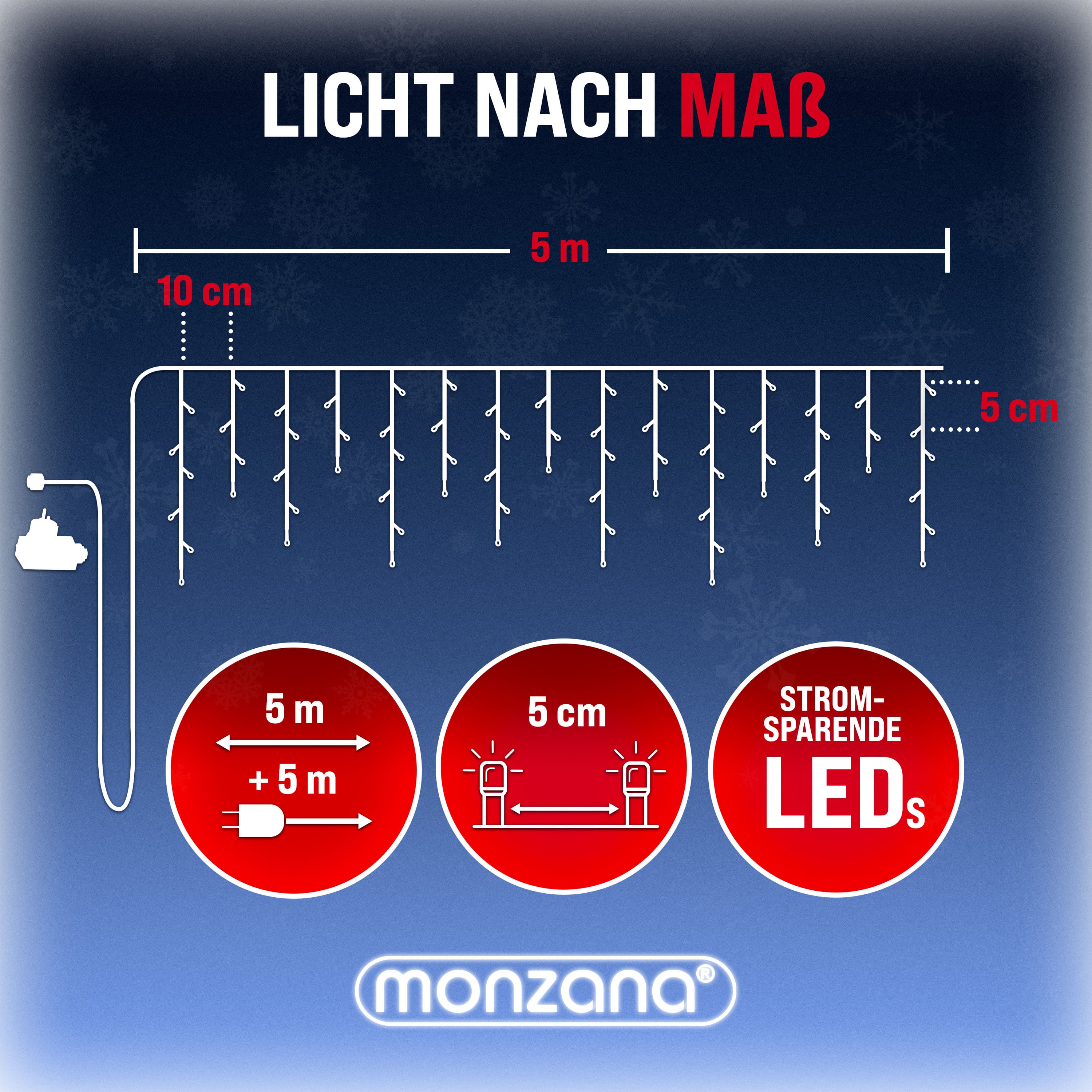 Kerstverlichting\u0020Lichtgordijn\u0020LED\u0020Kerst\u0020Koudwit\u002010m