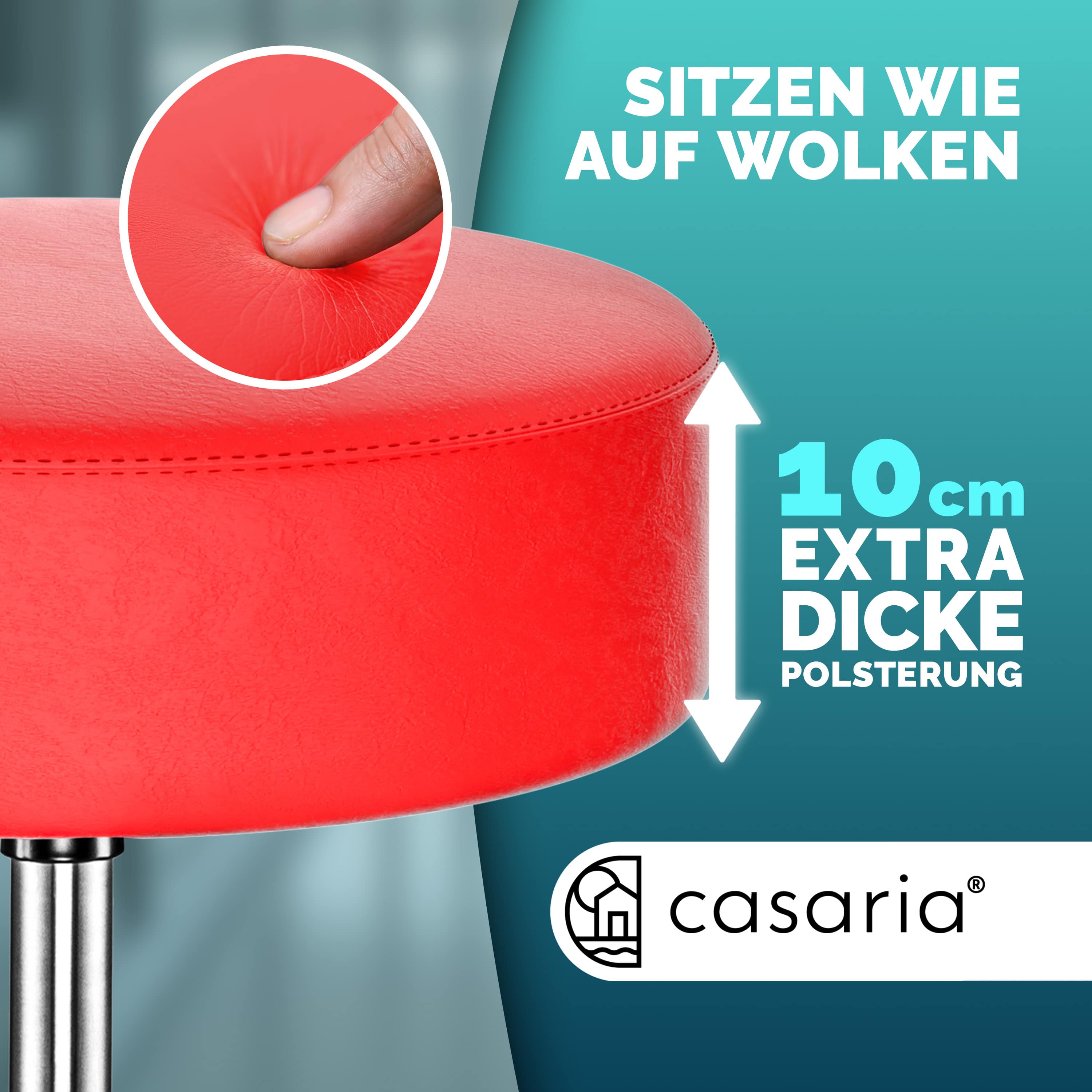 Rolkruk\u0020kunstleer\u0020Rood\u0020360\u00B0\u0020draaibaar