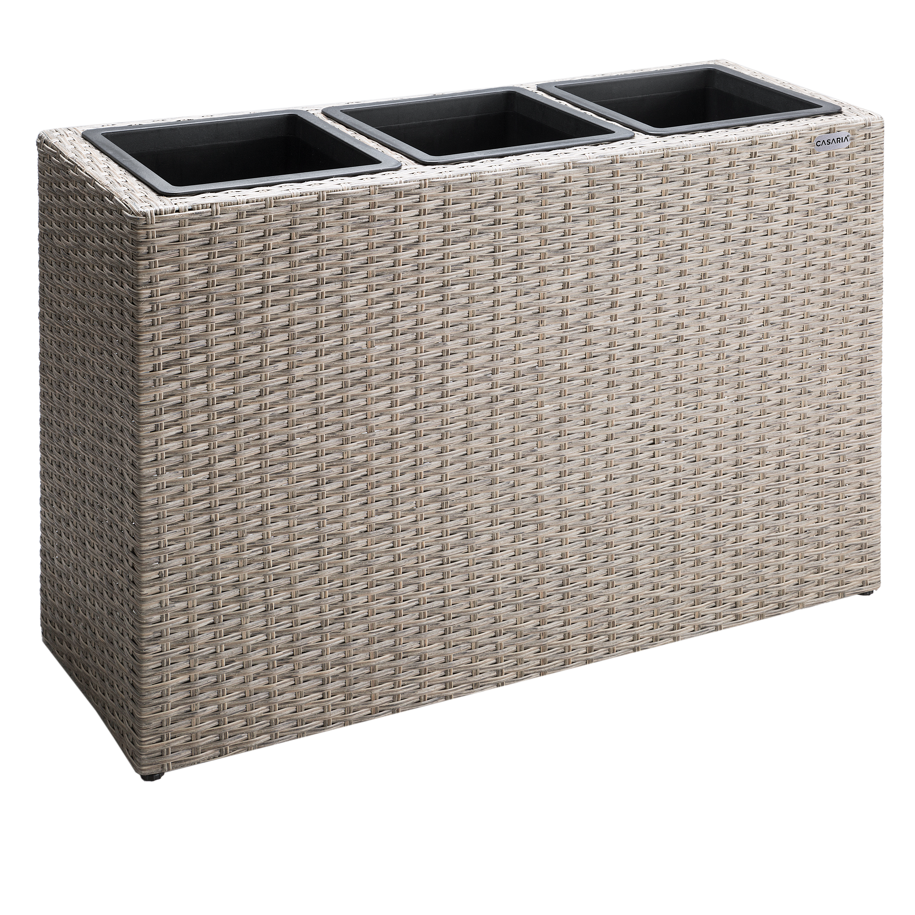 Polyrattan\u0020Bloempot\u0020Creme\u002083x30,5x60cm Polyrattan\u0020Bloempot\u0020Creme\u002083x30,5x60cm