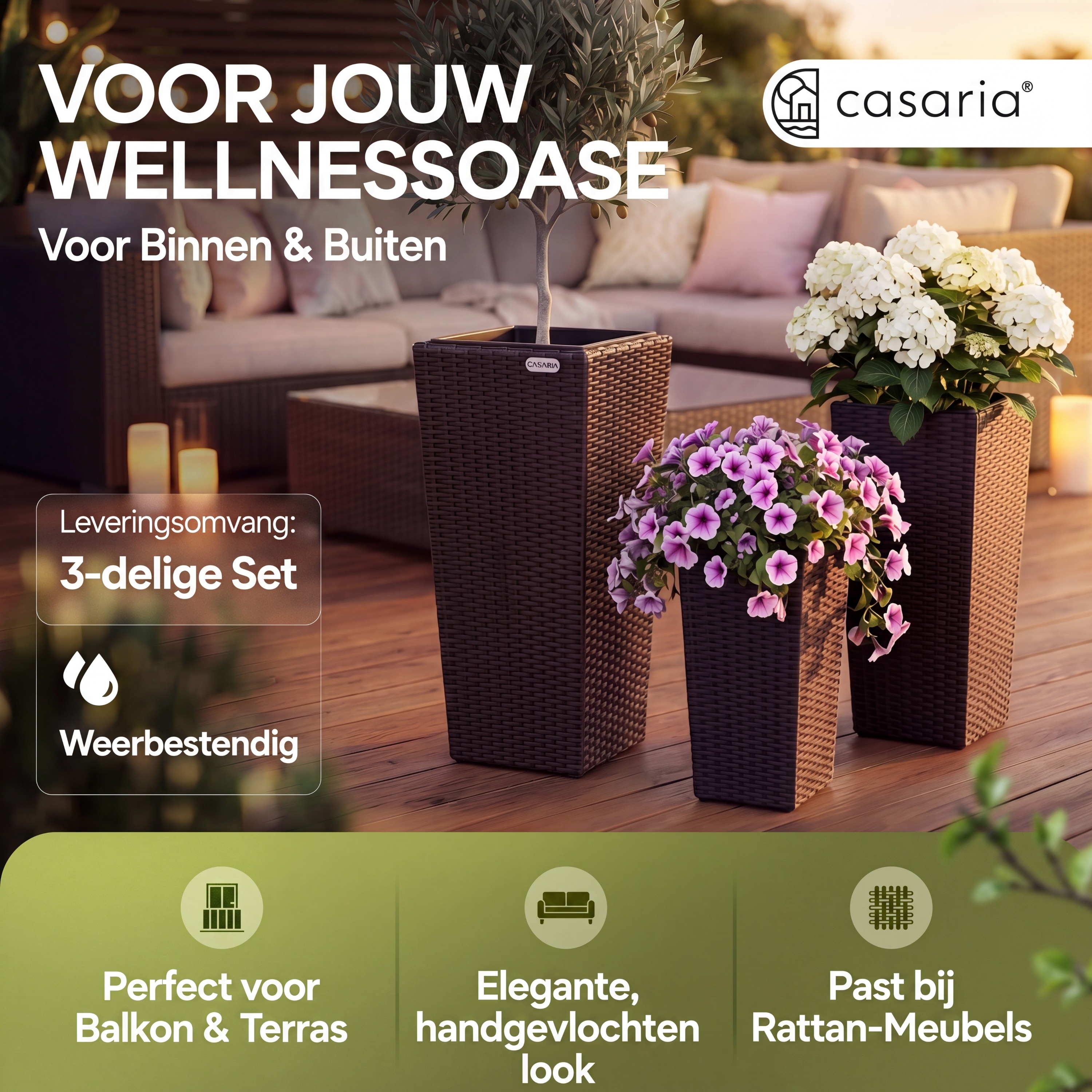 Polyrattan\u0020Bloempot\u0020Set\u0020van\u00203\u0020Bruin Polyrattan\u0020Bloempot\u0020Set\u0020van\u00203\u0020Bruin