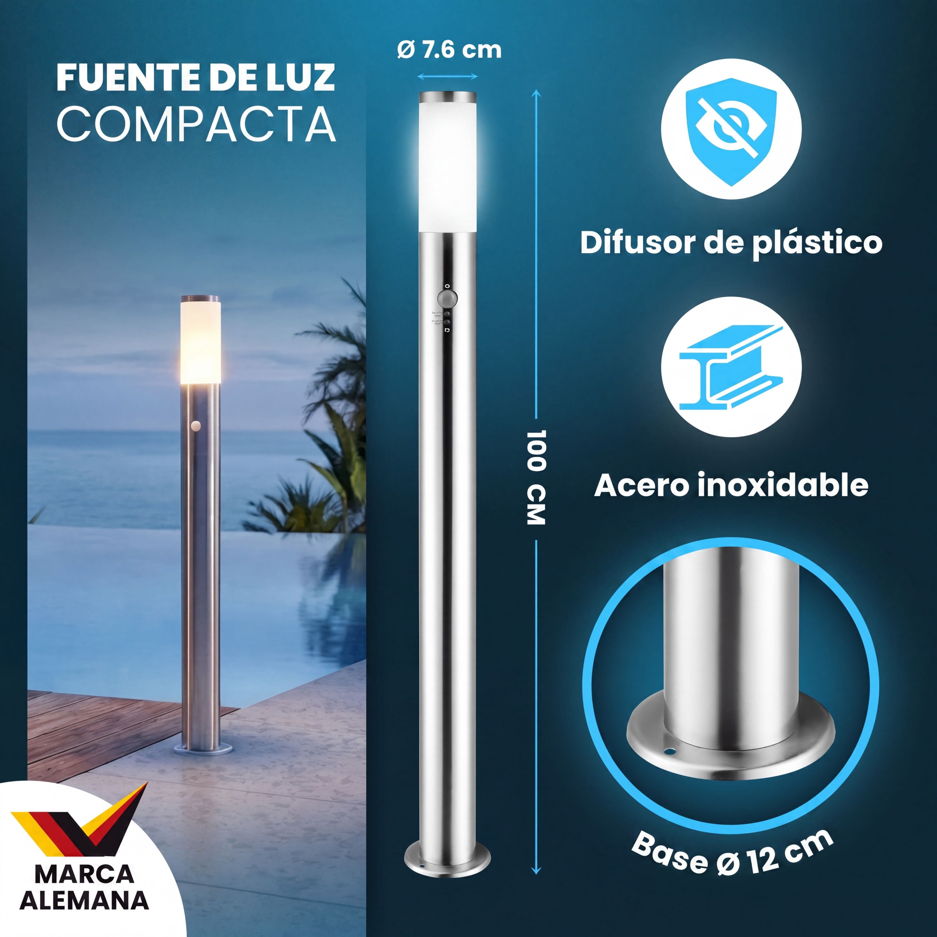 Padverlichting\u0020Ivy\u0020roestvrij\u0020staal\u0020met\u0020sensor Padverlichting\u0020Ivy\u0020roestvrij\u0020staal\u0020met\u0020sensor