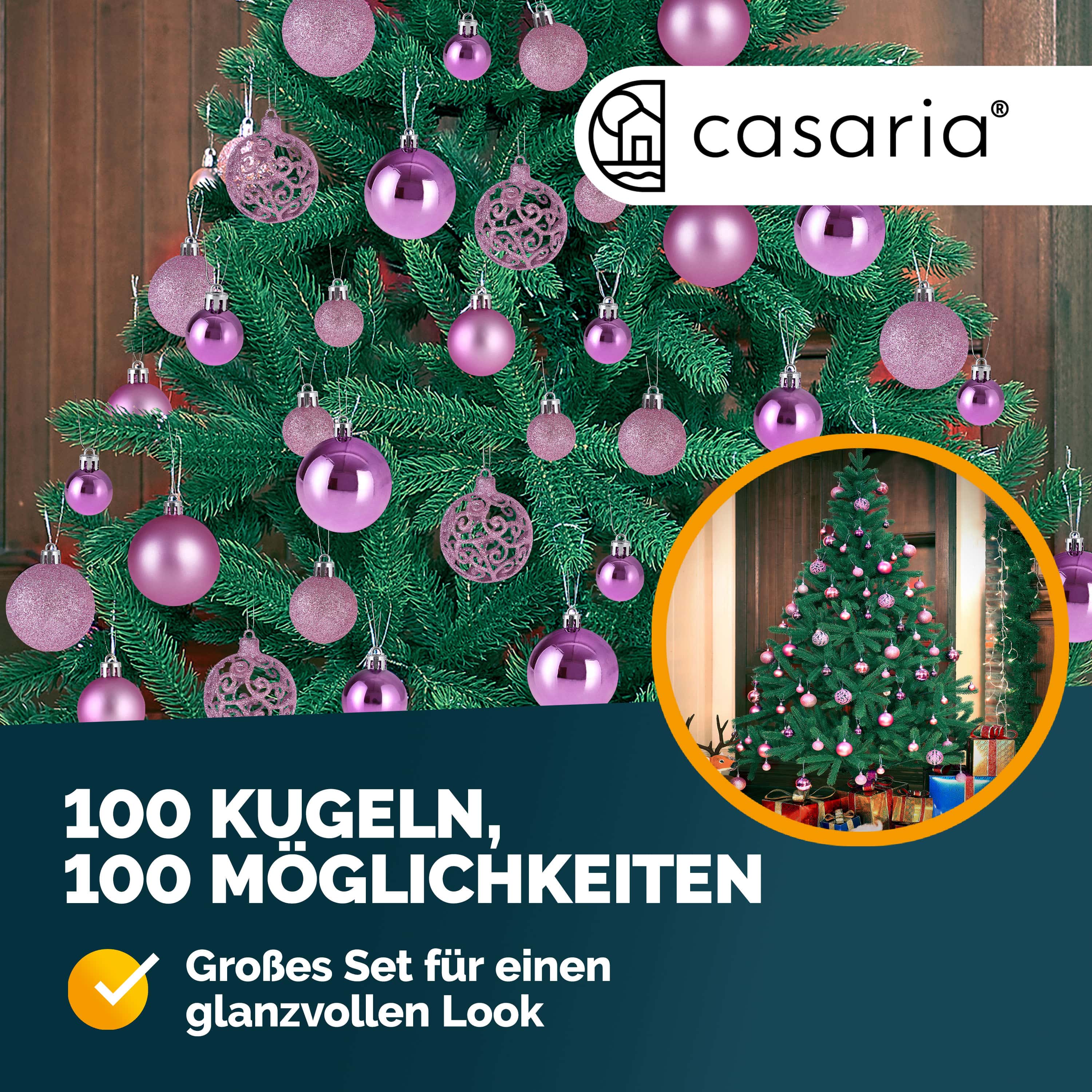 Kerstballen\u0020Roze\u0020100\u002Ddelig Kerstballen\u0020Roze\u0020100\u002Ddelig