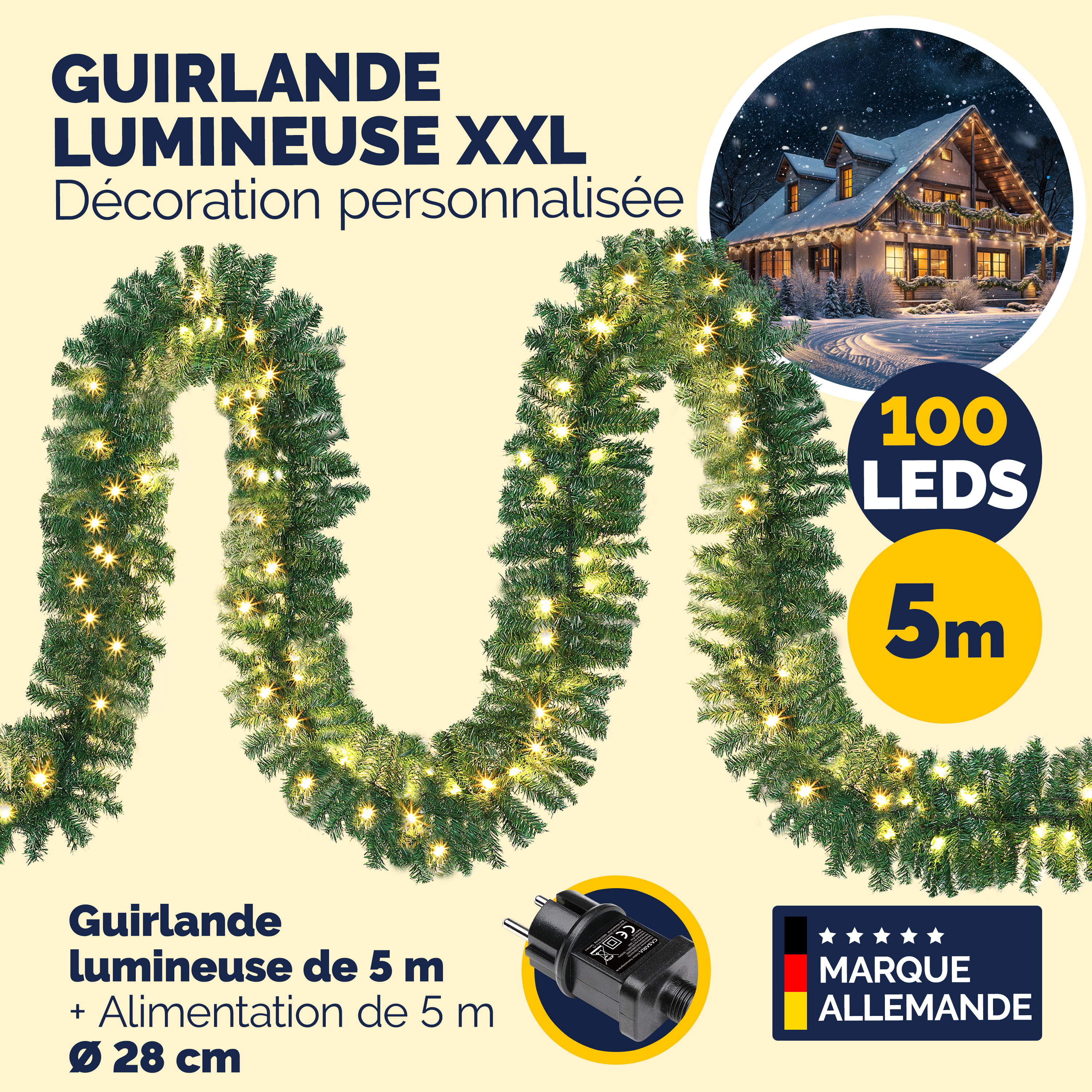 Kerstslinger\u00205m\u0020incl\u0020Afstandsbediening Kerstslinger\u00205m\u0020incl\u0020Afstandsbediening