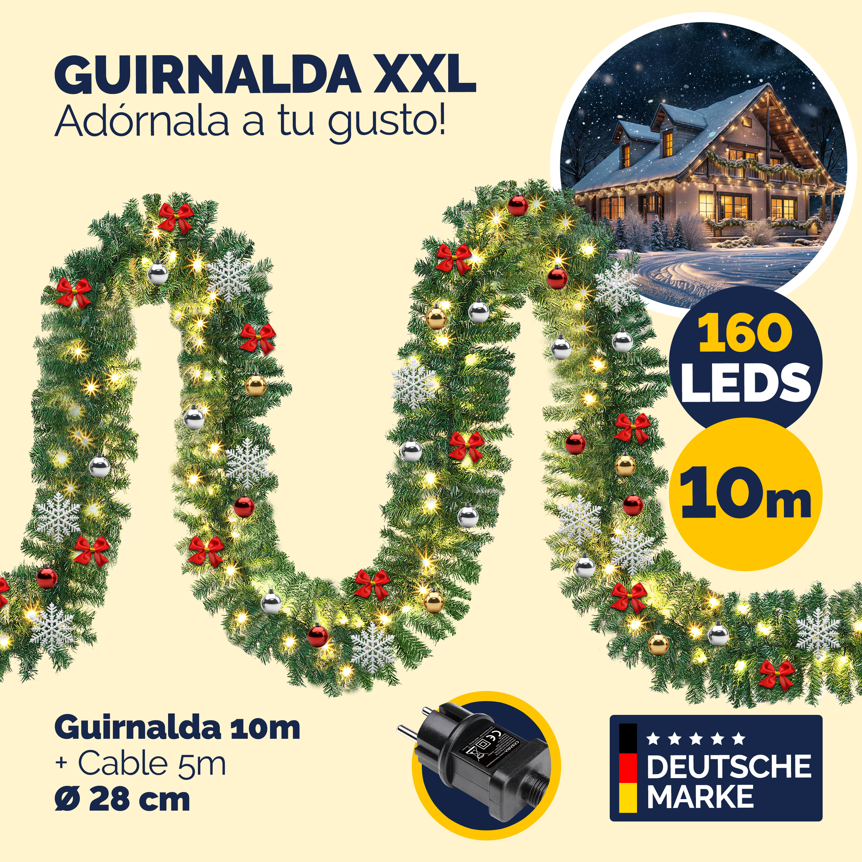 Kerstslinger\u002010m\u0020In\u002D\u002FOutdoor\u0020incl\u0020Versiering Kerstslinger\u002010m\u0020In\u002D\u002FOutdoor\u0020incl\u0020Versiering