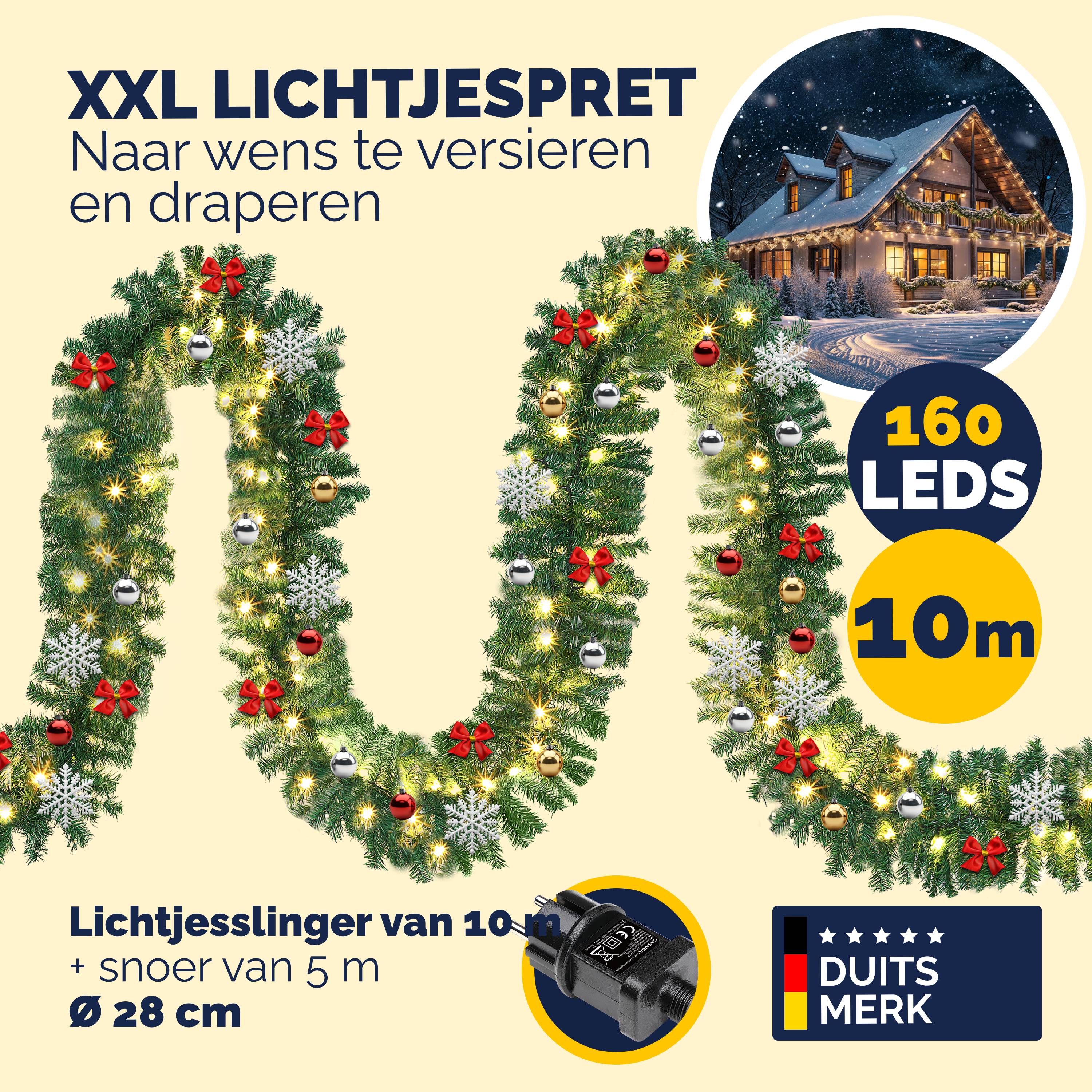 Kerstslinger\u002010m\u0020In\u002D\u002FOutdoor\u0020incl\u0020Versiering Kerstslinger\u002010m\u0020In\u002D\u002FOutdoor\u0020incl\u0020Versiering