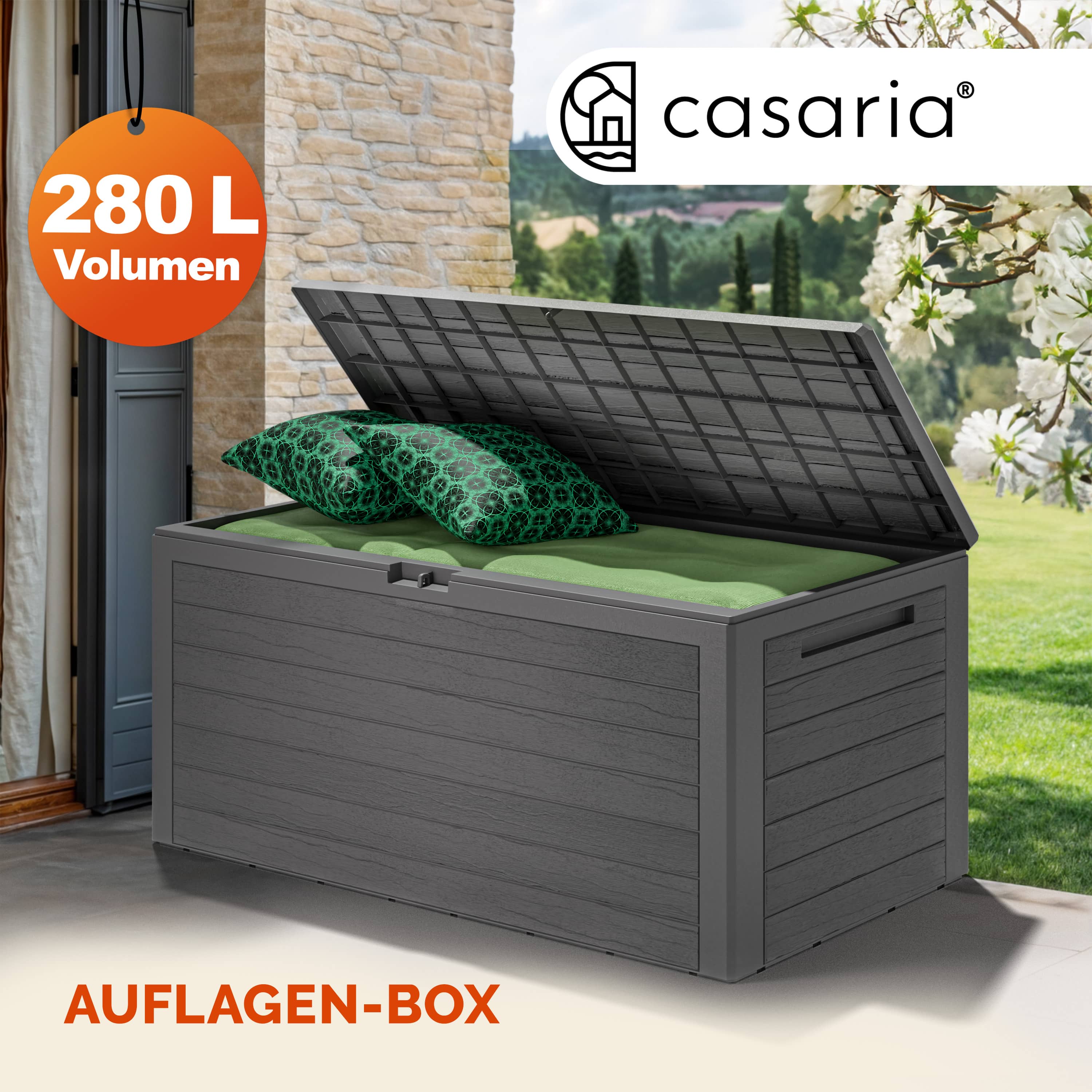 Kussenbox\u0020Woody\u0020Grijs\u0020Houtlook\u0020280L
