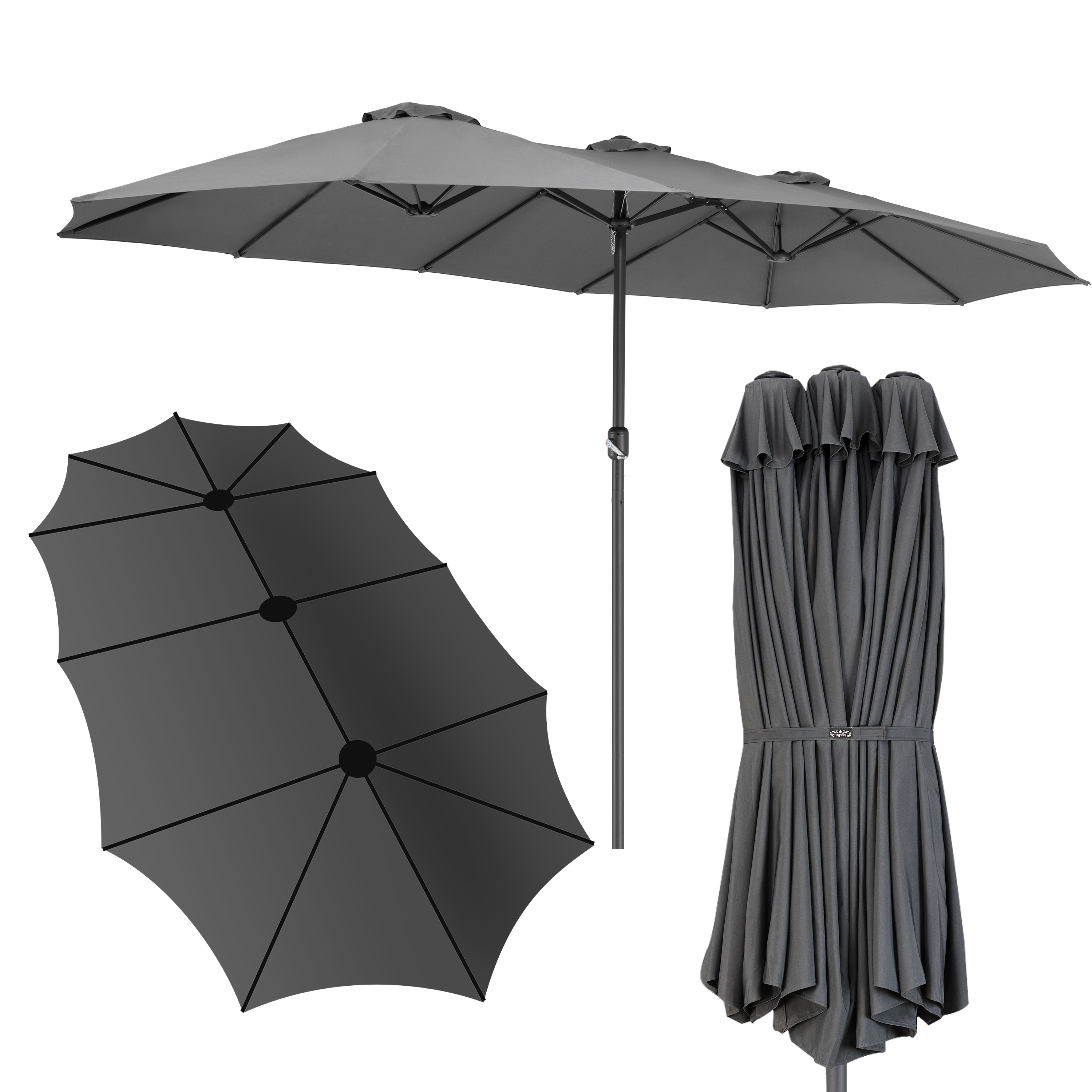 Dubbele\u0020Parasol\u0020Antraciet\u0020met\u0020UV\u002Dbescherming\u002080\u002B Dubbele\u0020Parasol\u0020Antraciet\u0020met\u0020UV\u002Dbescherming\u002080\u002B