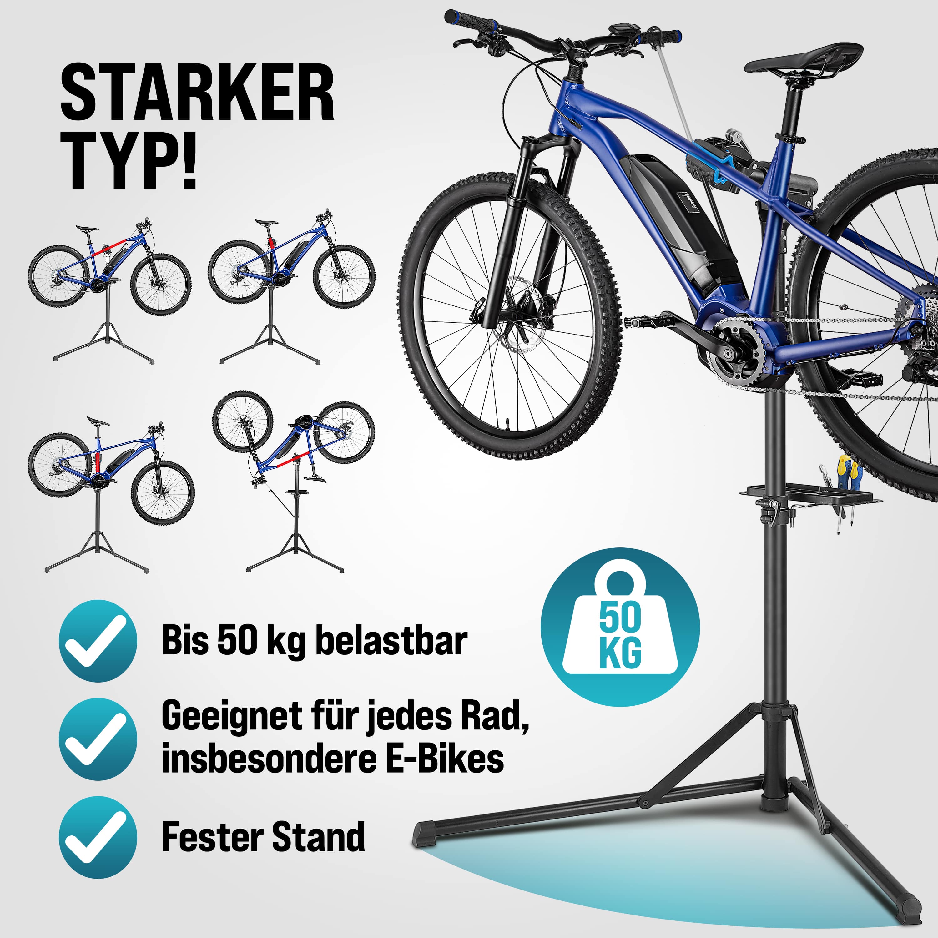 Fietsstandaard\u0020Montage\u0020Staal\u0020Draagvermogen\u0020Max\u002050kg