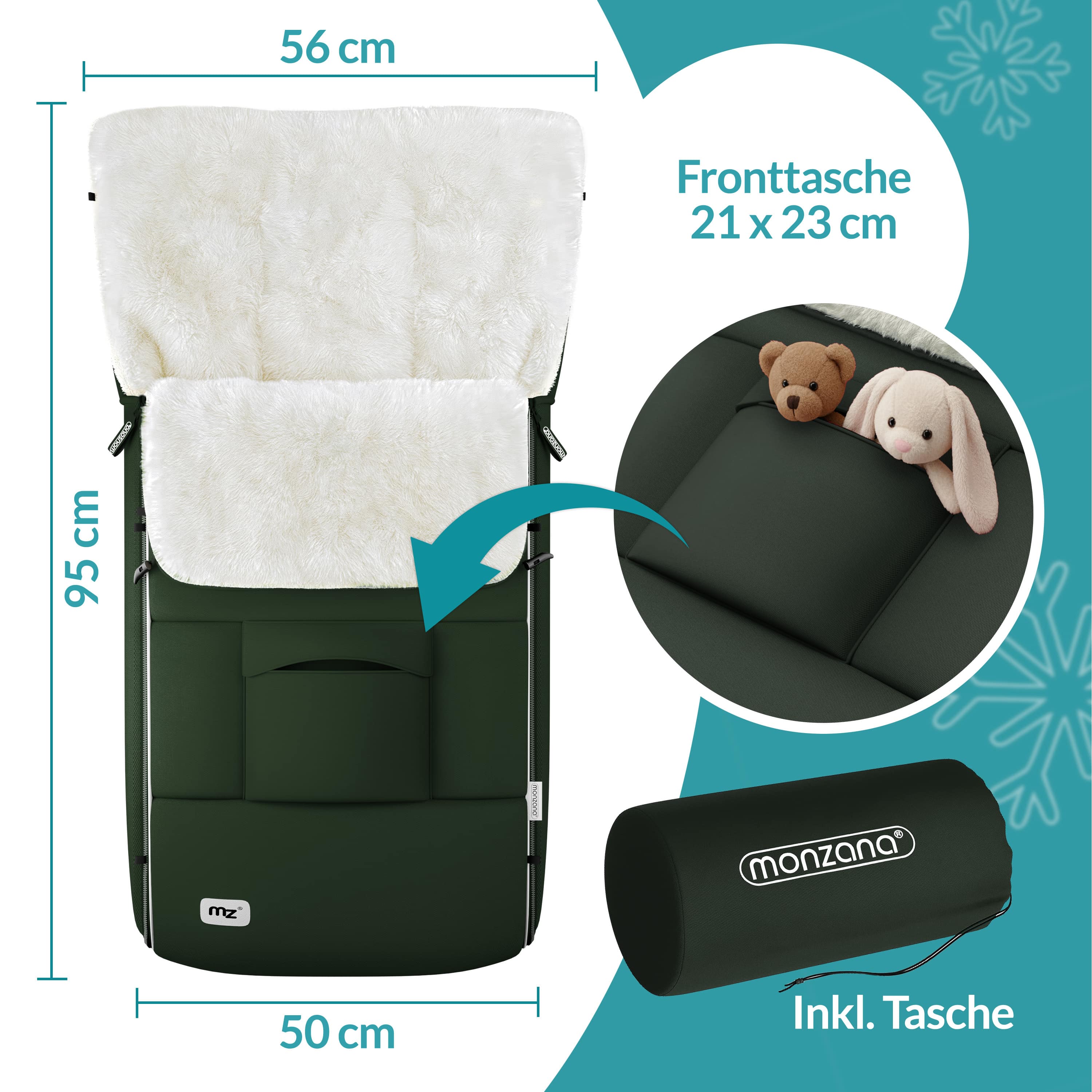 Voetenzak\u0020voor\u0020kinderwagen\u0020Grijsgroen\u0020gevoerd Voetenzak\u0020voor\u0020kinderwagen\u0020Grijsgroen\u0020gevoerd