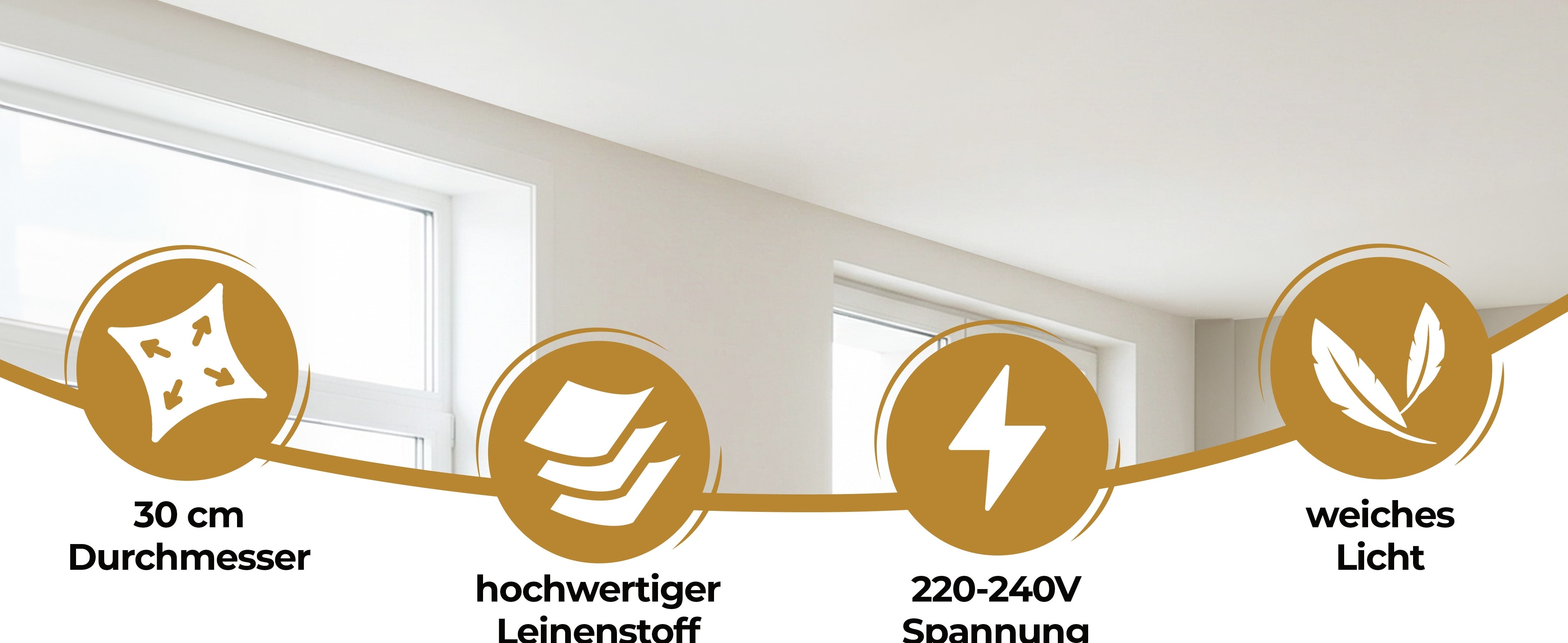 Plafondlamp\u0020Taupe\u0020Stof\u0020\u00F830cm Plafondlamp\u0020Taupe\u0020Stof\u0020\u00F830cm