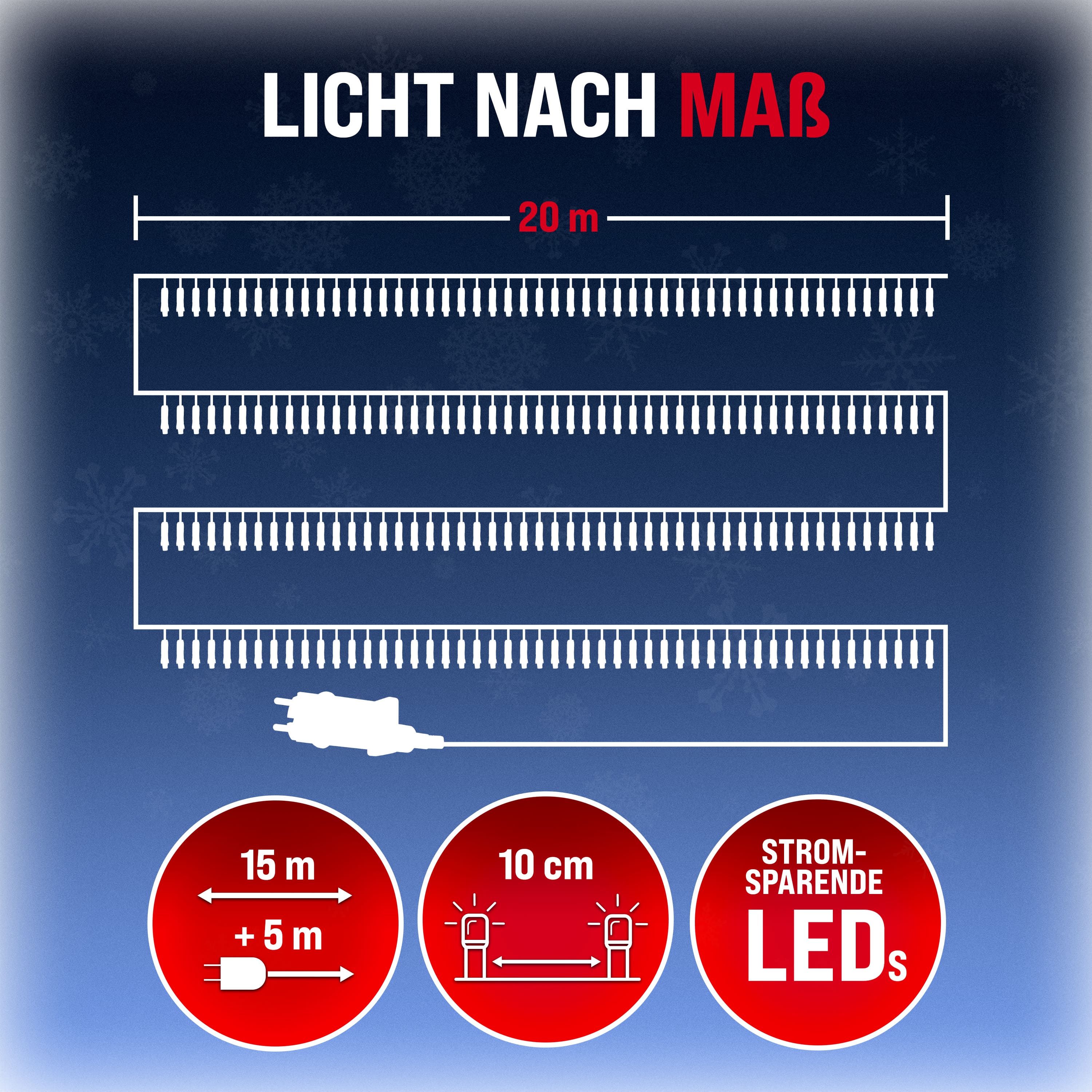 Kerstverlichting\u0020Koud\u0020Wit\u002020m