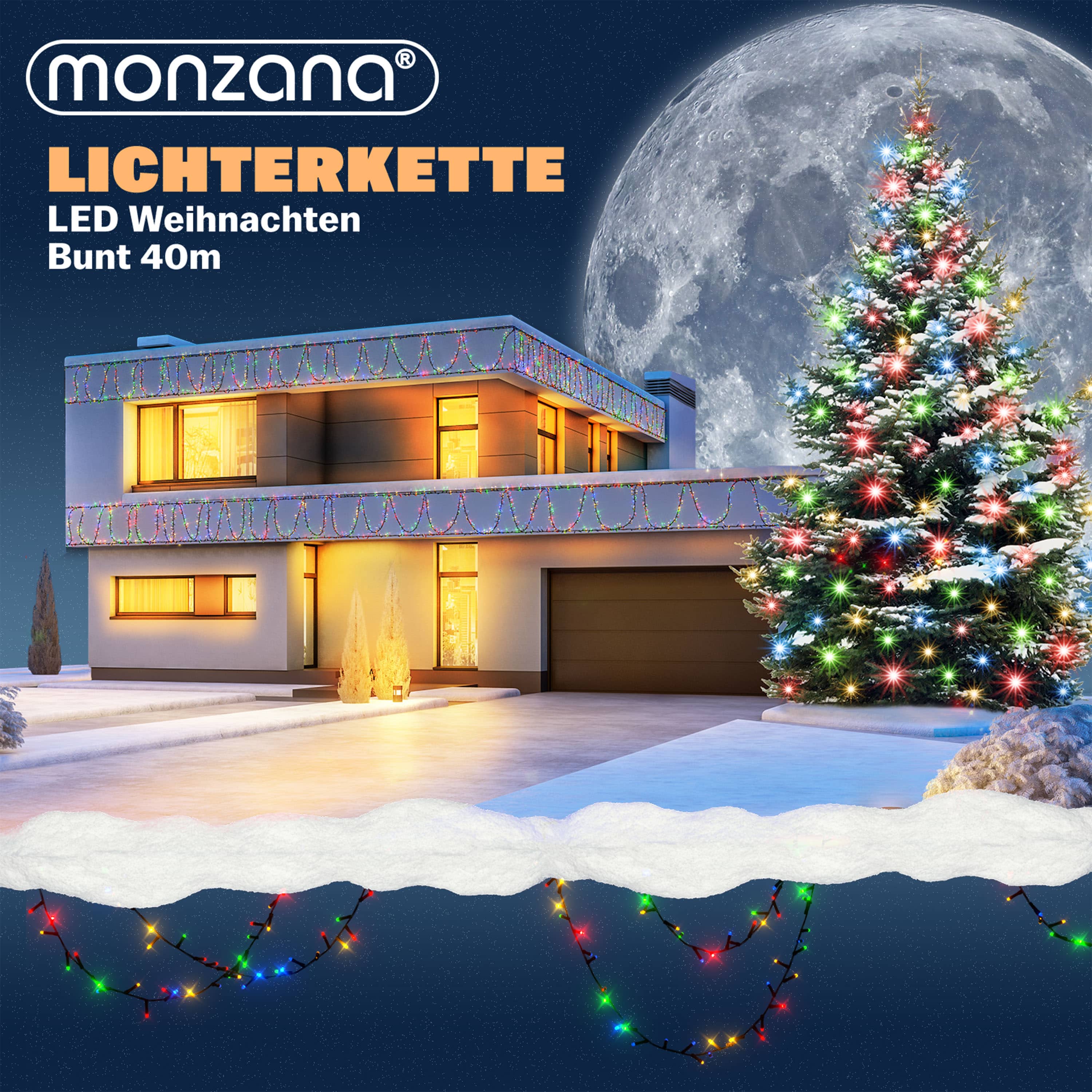 Kerstverlichting\u0020Kleurig\u002040m\u0020Afstandsbediening