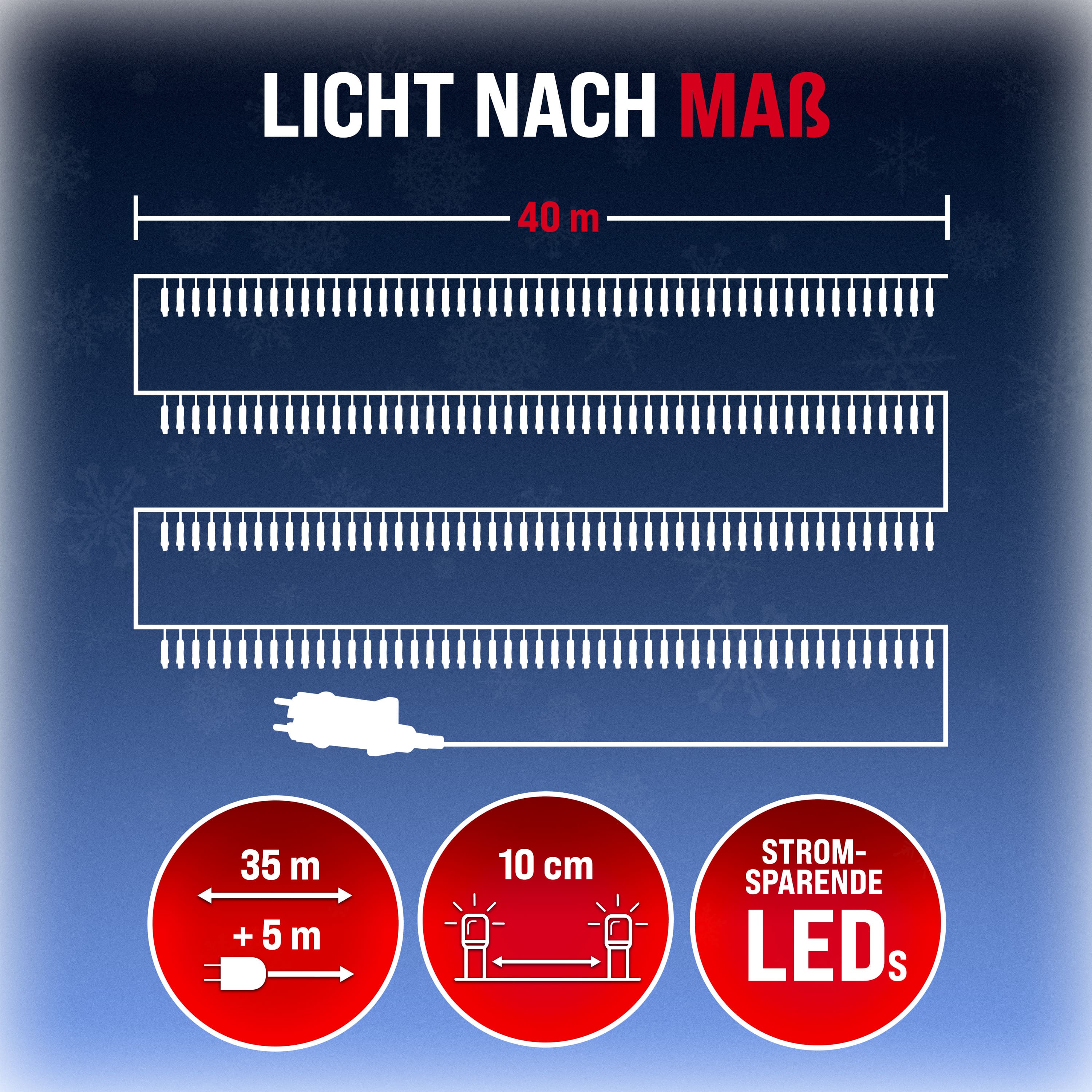 Kerstverlichting\u0020Kleurig\u002040m
