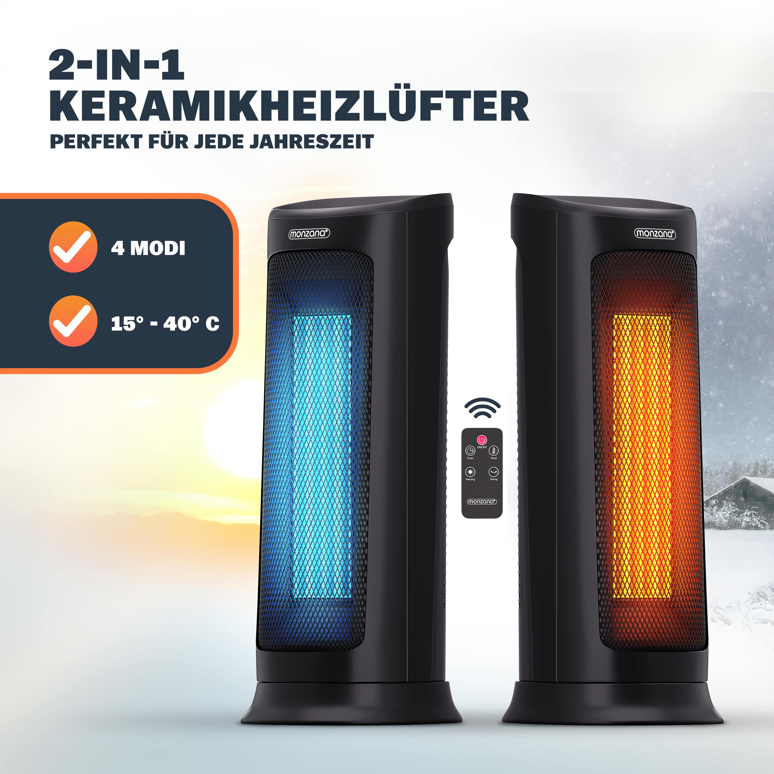 Keramische\u0020Ventilatorkachel\u0020MZKH2200\u0020Zwart\u00202000W