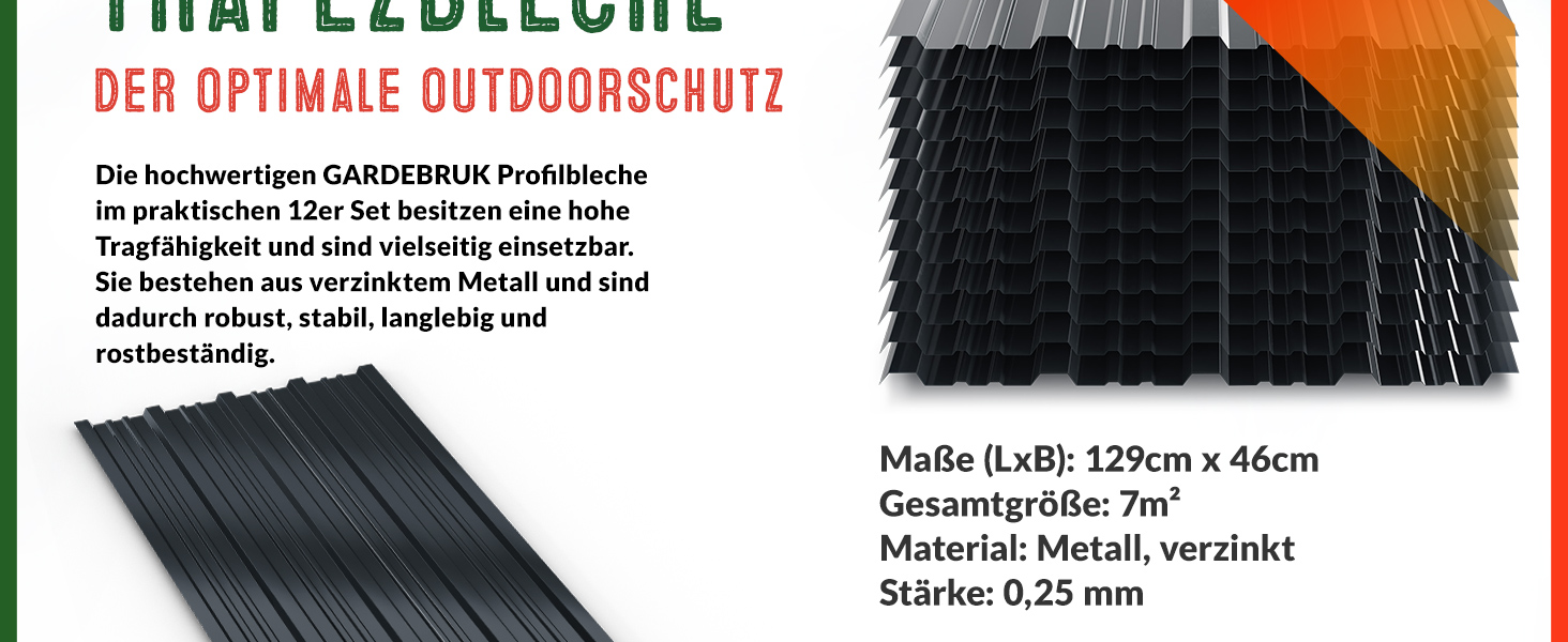 Trapezium\u0020Dakplaten\u002012\u0020Stuks\u0020Antraciet\u0020Metaal\u0020129x46cm