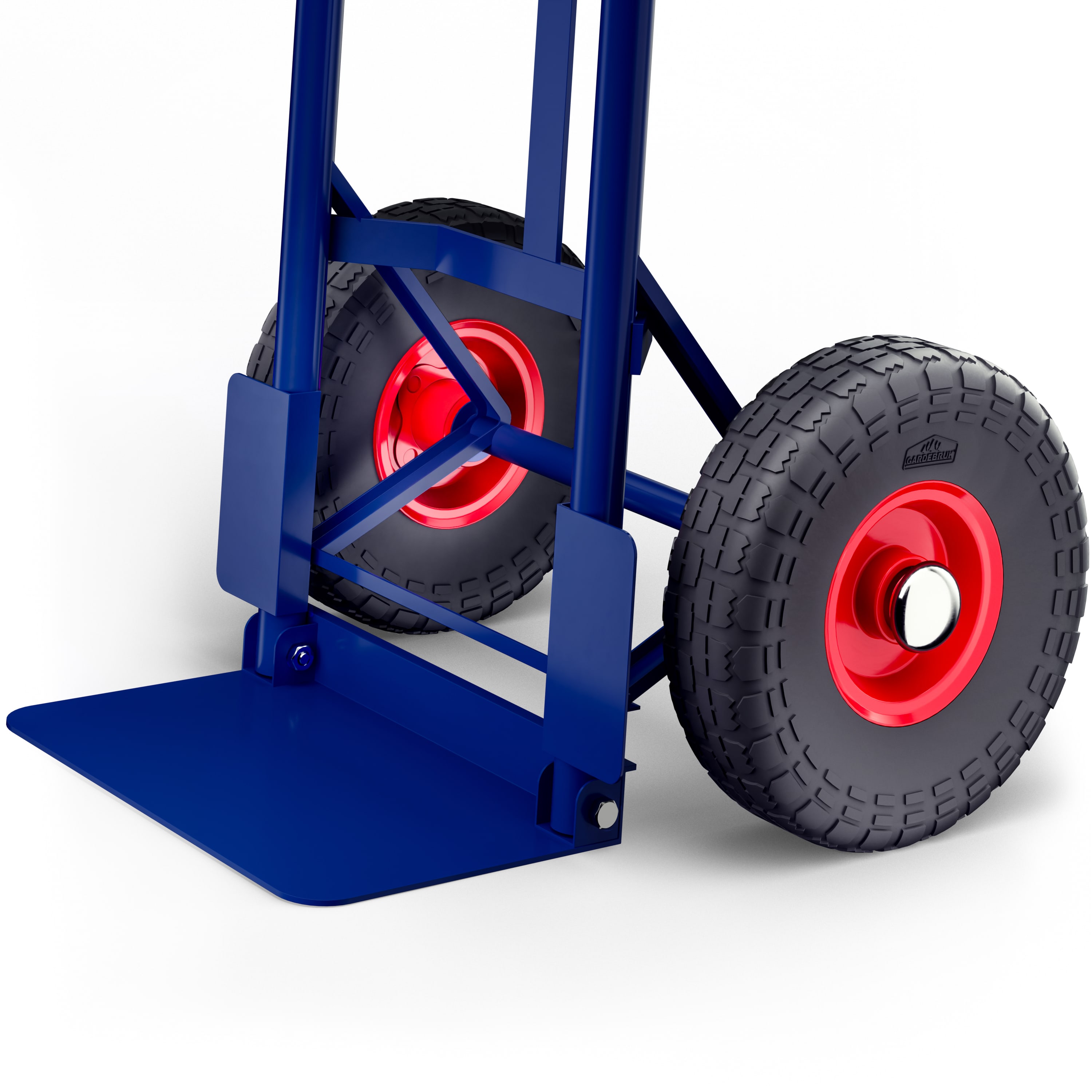 Steekwagen\u0020Blauw\u0020Staal\u0020200kg\u0020opvouwbare\u0020schep
