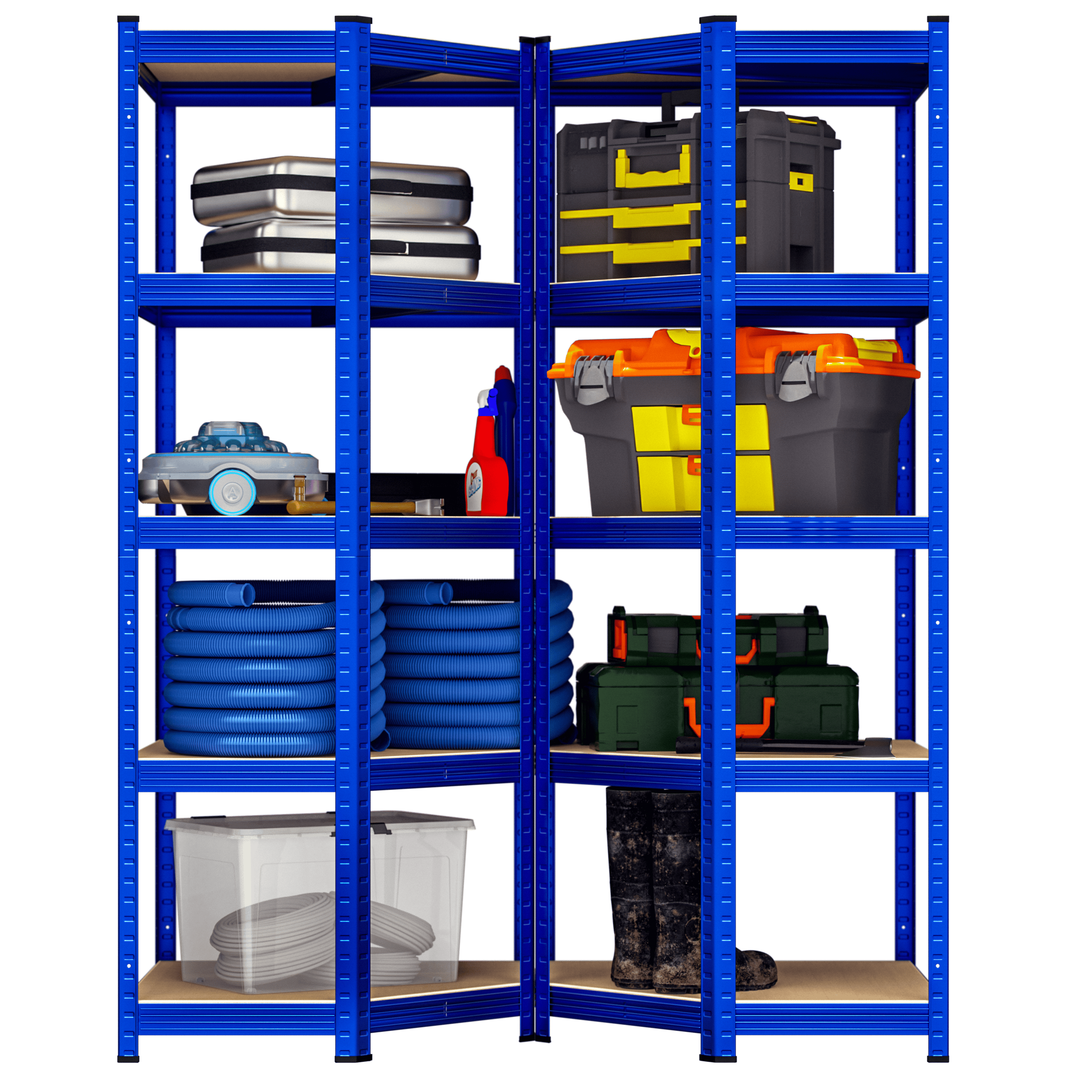 Stellingen\u0020voor\u0020zwaar\u0020gebruik\u0020Blauw\u0020180x70x40cm\u0020gegalvaniseerd\u0020875kg