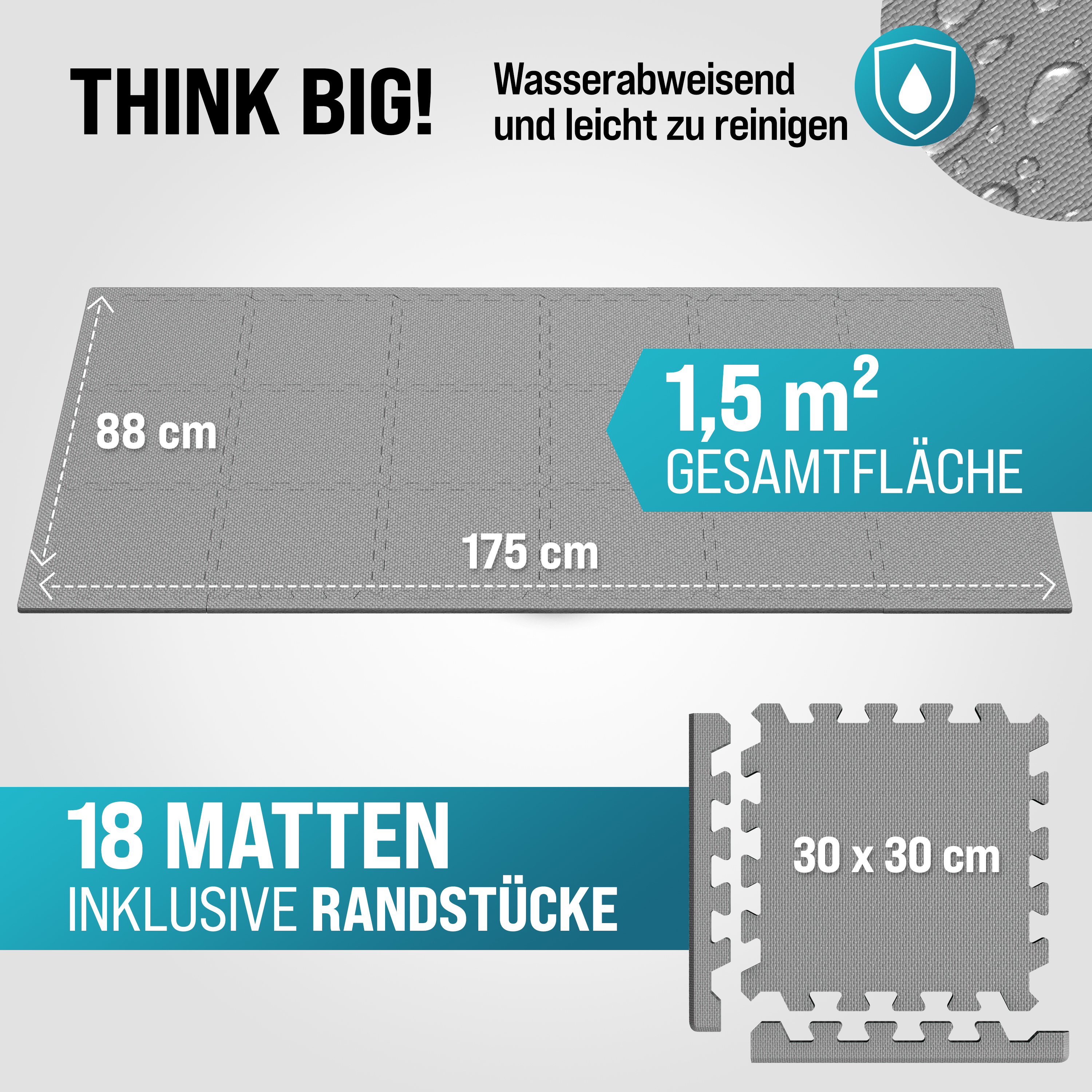 Vloerbescherming\u002Fpuzzelmat\u0020Set\u0020van\u002018\u0020Grijs\u0020175x88x1cm Vloerbescherming\u002Fpuzzelmat\u0020Set\u0020van\u002018\u0020Grijs\u0020175x88x1cm