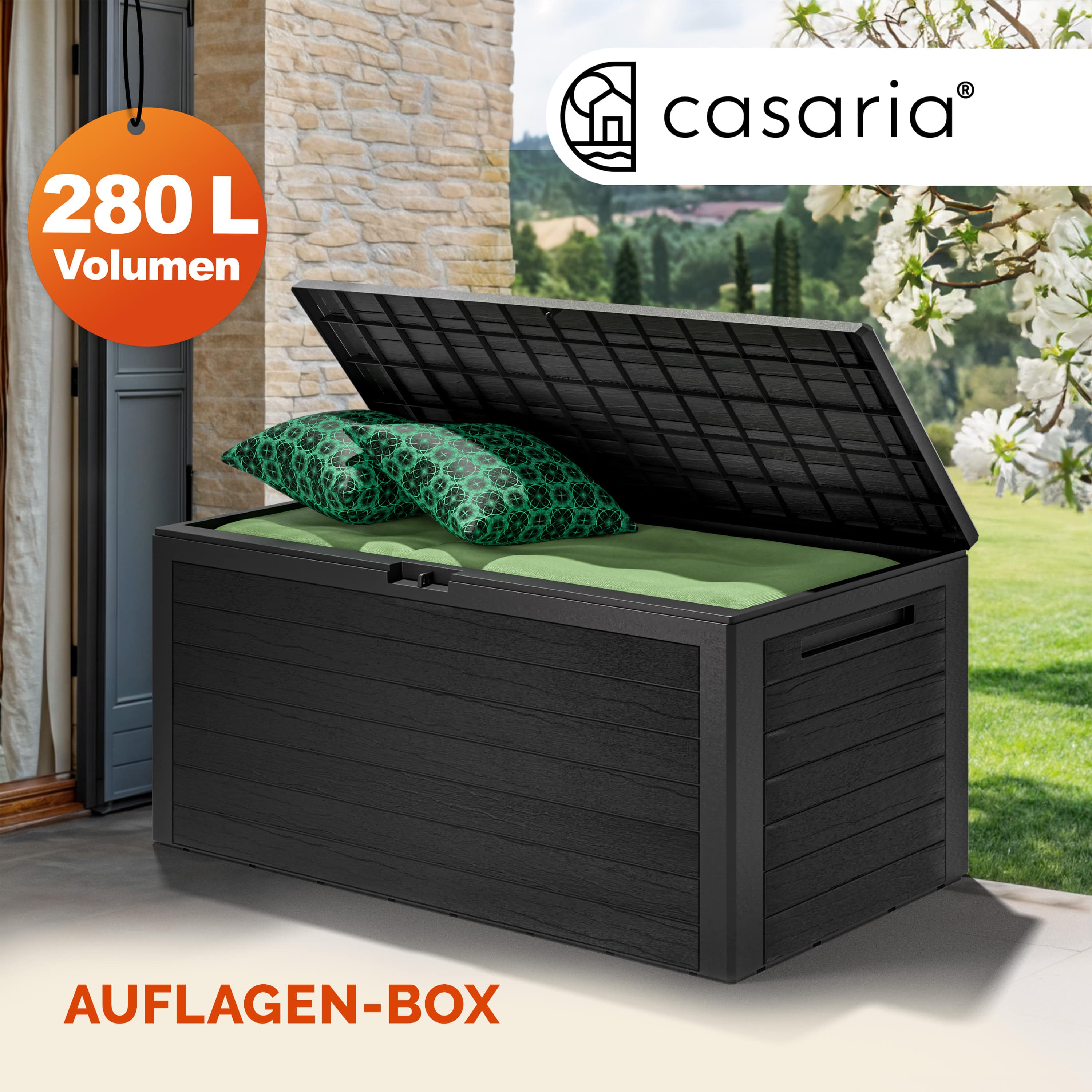 Kussenbox\u0020Woody\u0020Antraciet\u0020280L\u0020houtlook