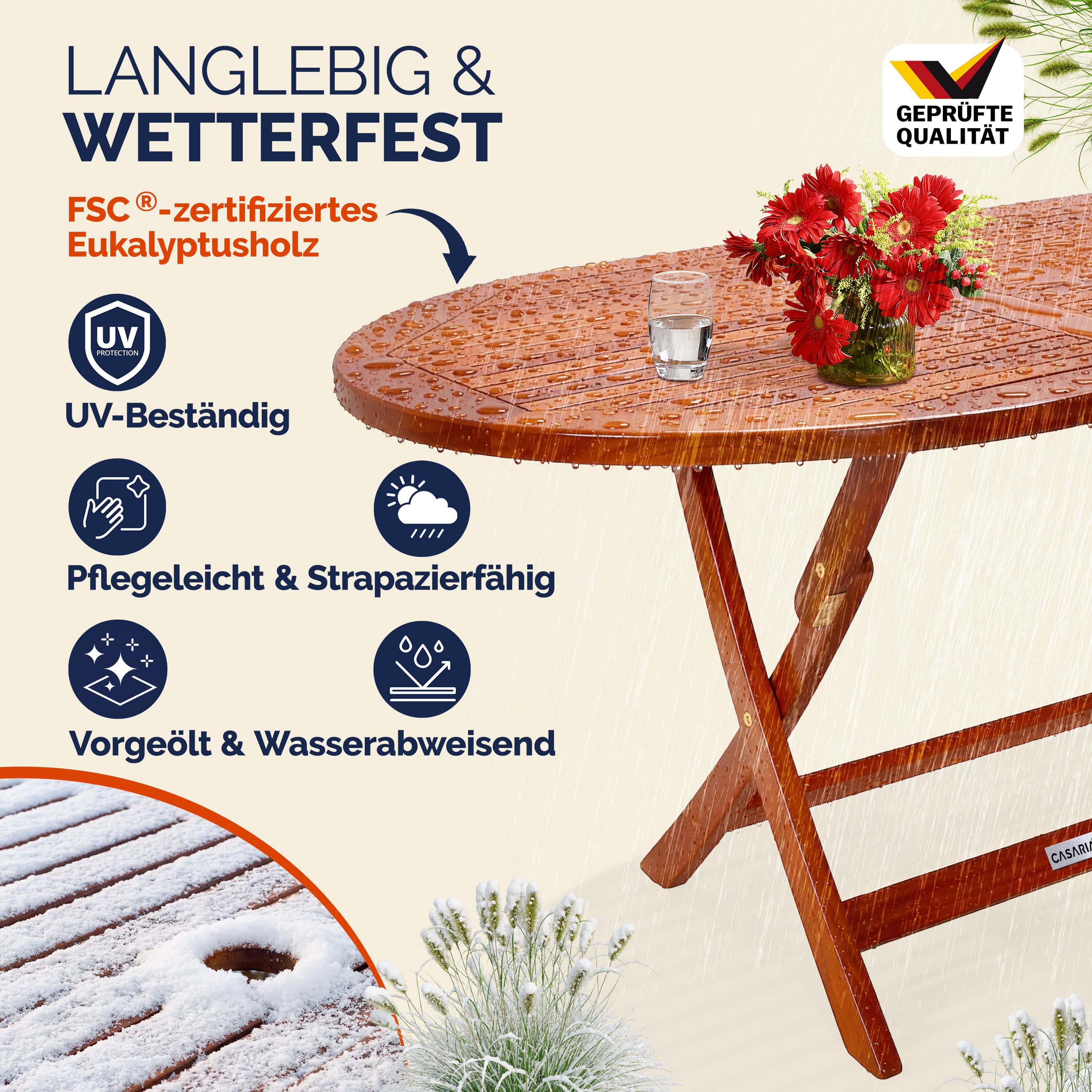 Tuintafel\u0020Alabama\u0020Acaciahout\u0020160x85x75cm\u0020FSC\u002Dgecertificeerd