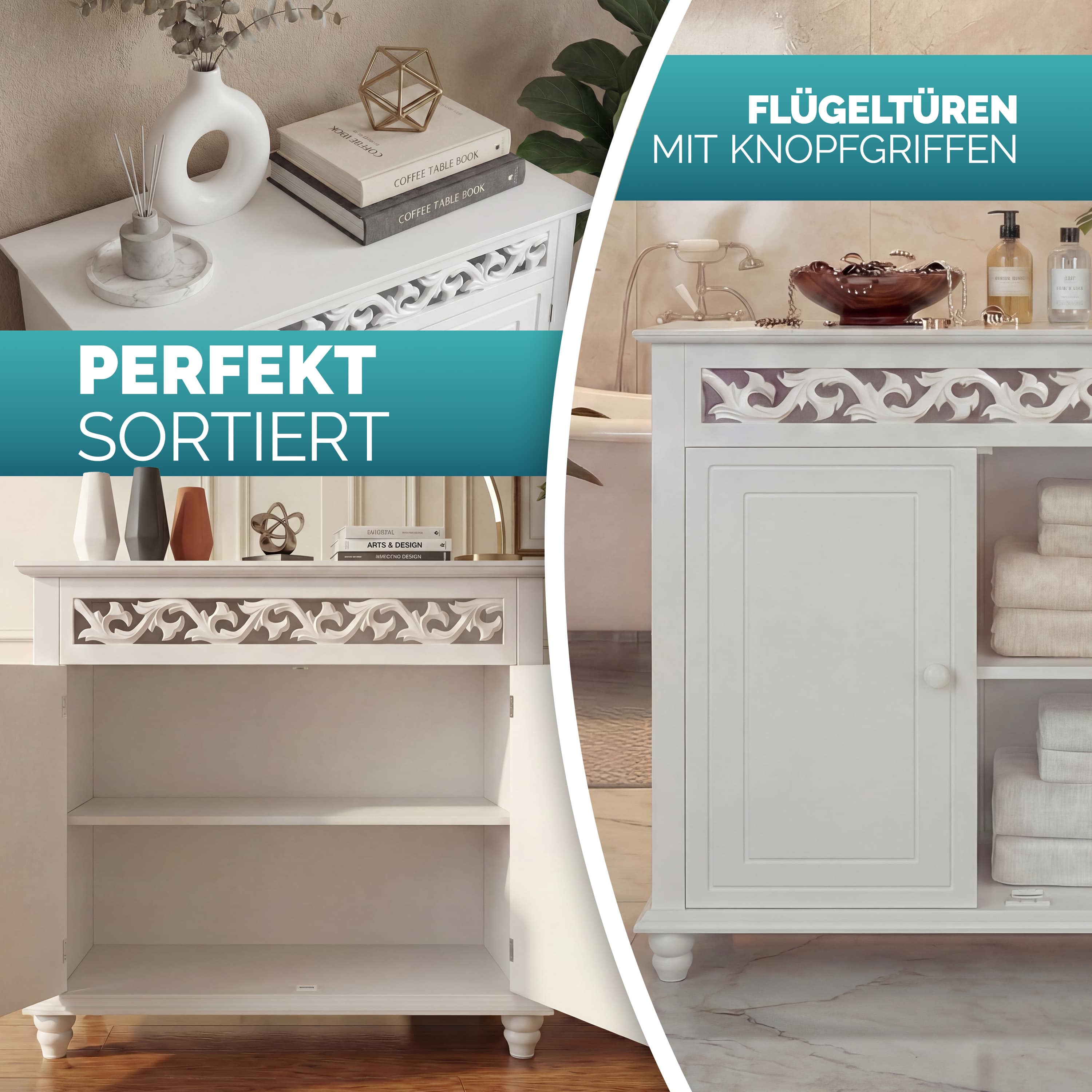 Ladekast\u0020Jersey\u0020Wit\u0020Hout\u002076x65x35cm Ladekast\u0020Jersey\u0020Wit\u0020Hout\u002076x65x35cm