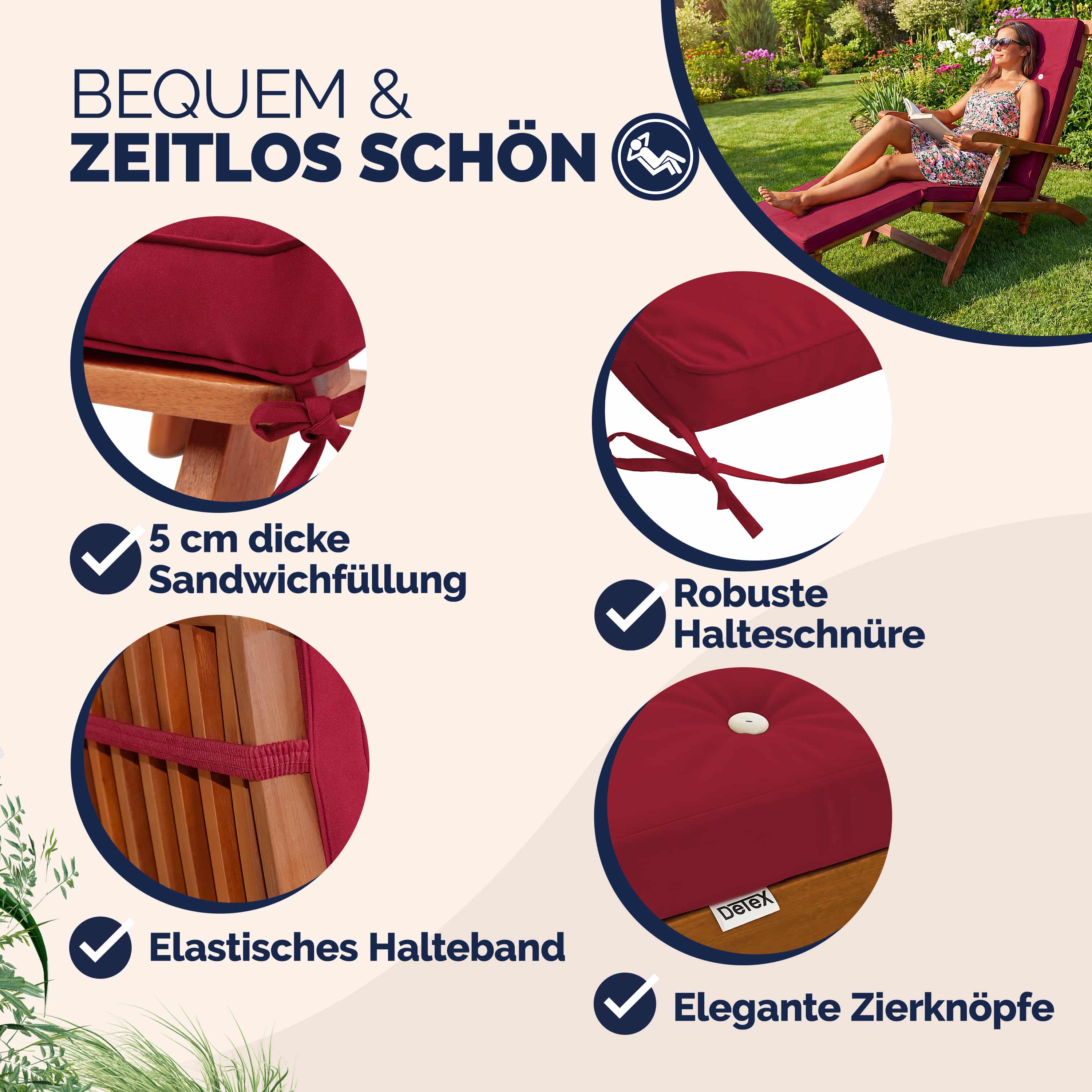 Ligbedkussen\u0020Rood\u0020184,5x43x6cm Ligbedkussen\u0020Rood\u0020184,5x43x6cm