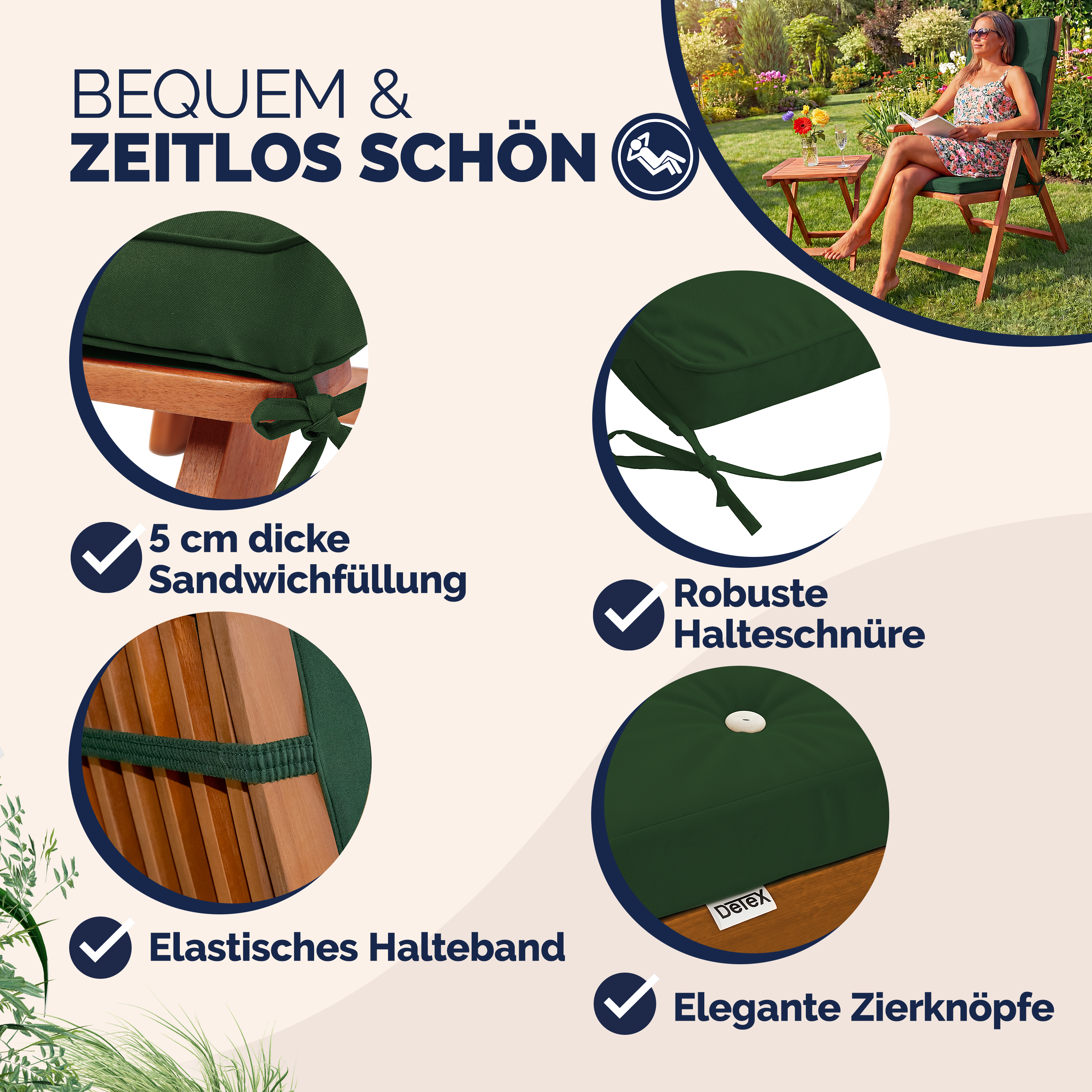 Stoelkussen\u0020Vanamo\u00206\u0020stuks\u0020Groen Stoelkussen\u0020Vanamo\u00206\u0020stuks\u0020Groen
