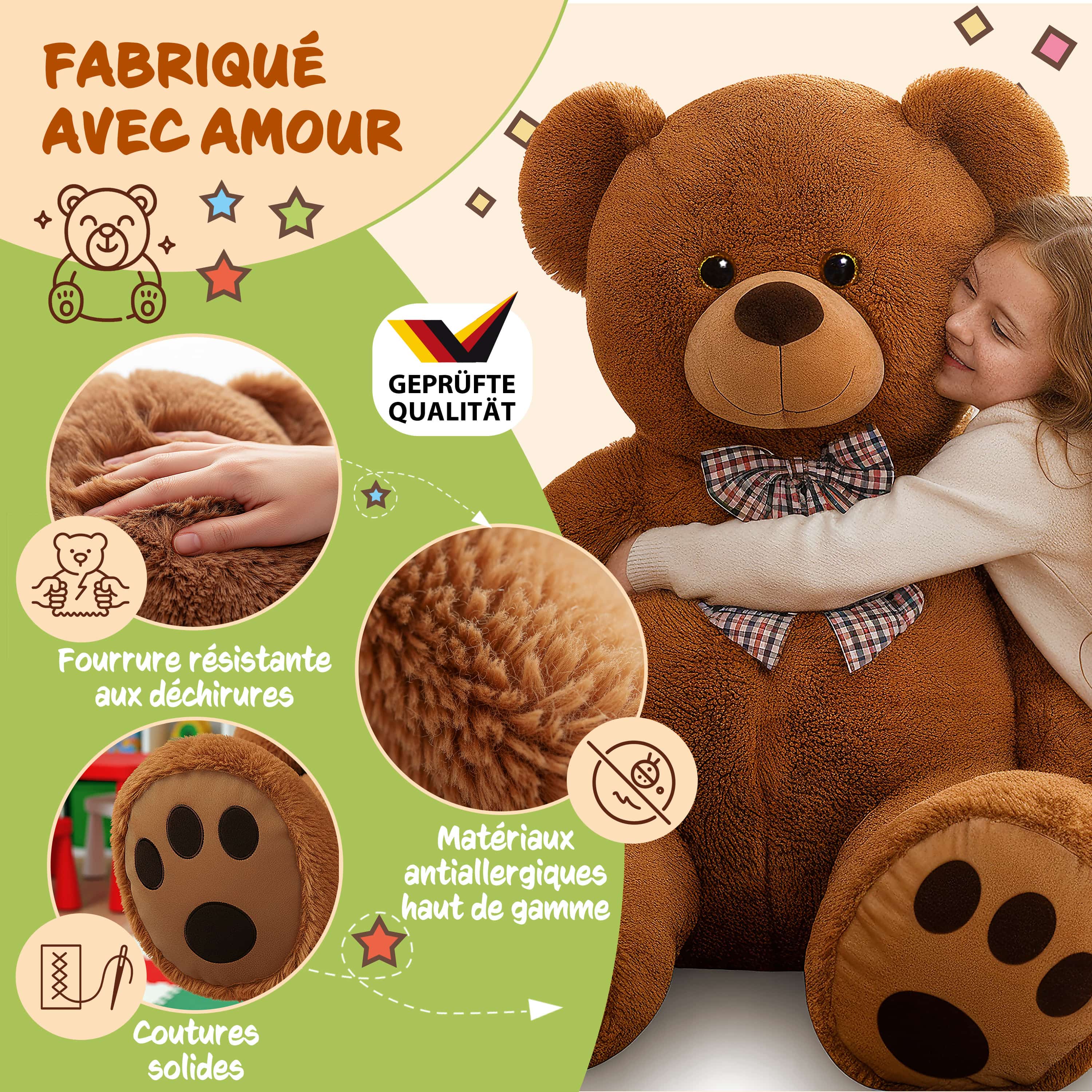 Knuffelbeer\u0020Bruin\u0020Pluche\u0020150cm\u0020XXL Knuffelbeer\u0020Bruin\u0020Pluche\u0020150cm\u0020XXL