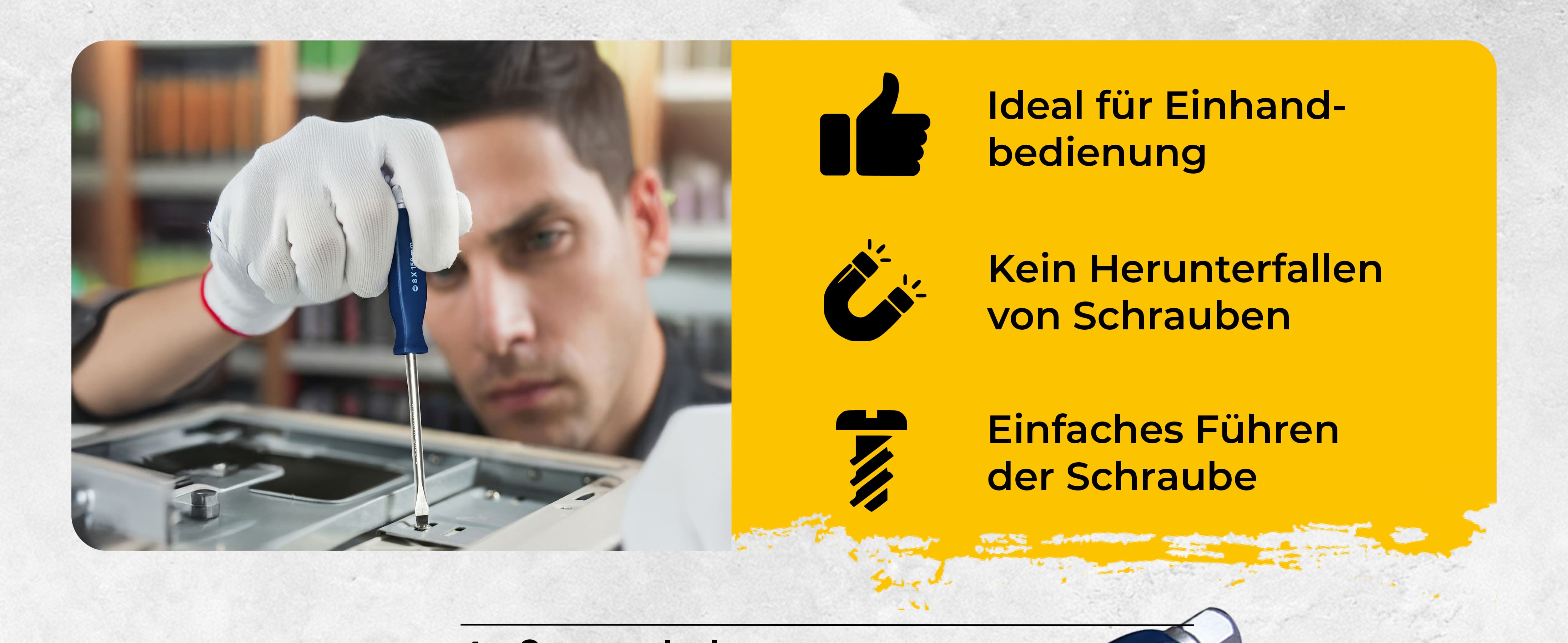 Schroevendraaierset\u0020Chroom\u002DVanadium\u002DStaal\u002038x25x5cm
