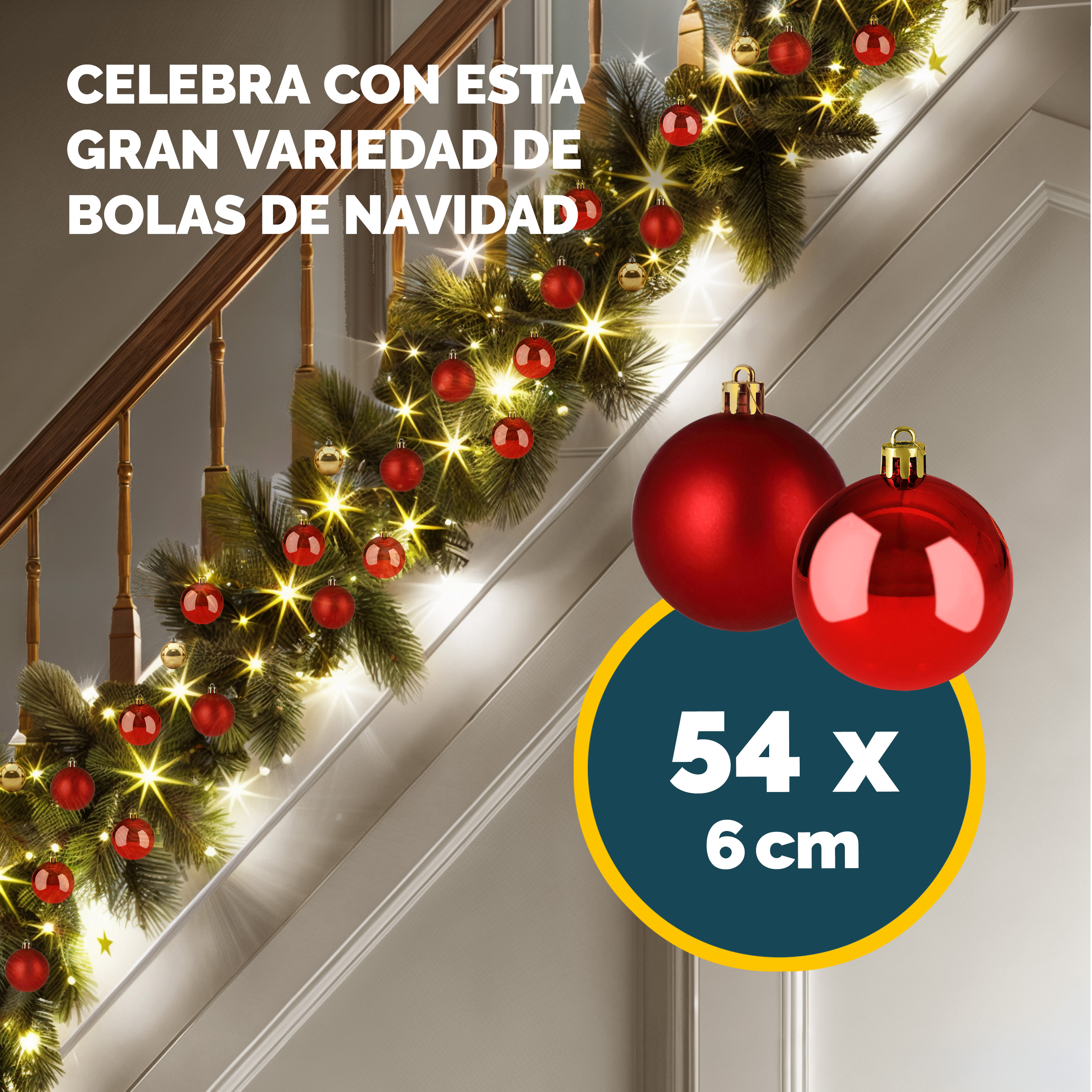 Kerstballen\u0020Rood\u002054\u002Ddelig Kerstballen\u0020Rood\u002054\u002Ddelig