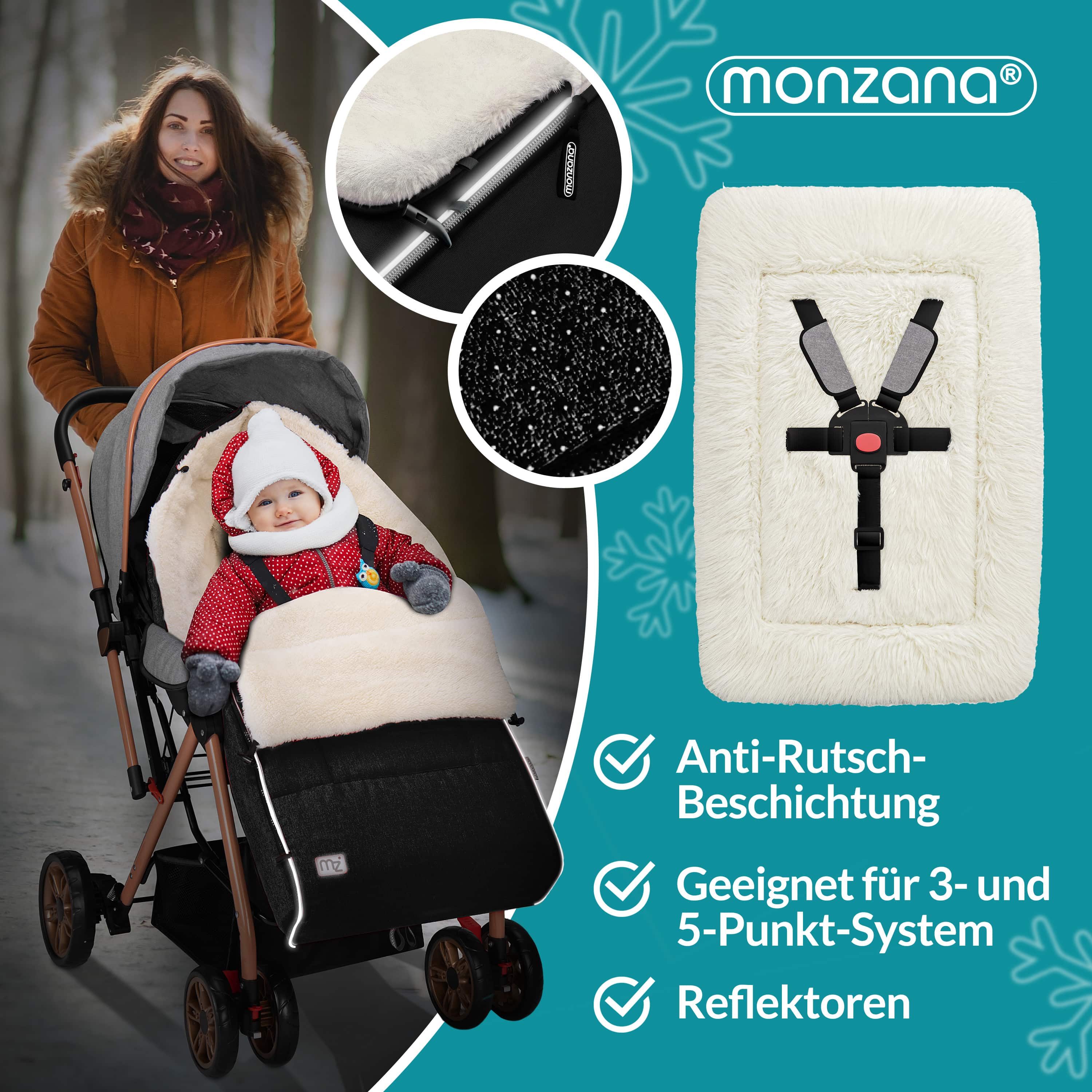 Voetenzak\u0020voor\u0020kinderwagen\u0020Zwart\u0020gevoerd Voetenzak\u0020voor\u0020kinderwagen\u0020Zwart\u0020gevoerd